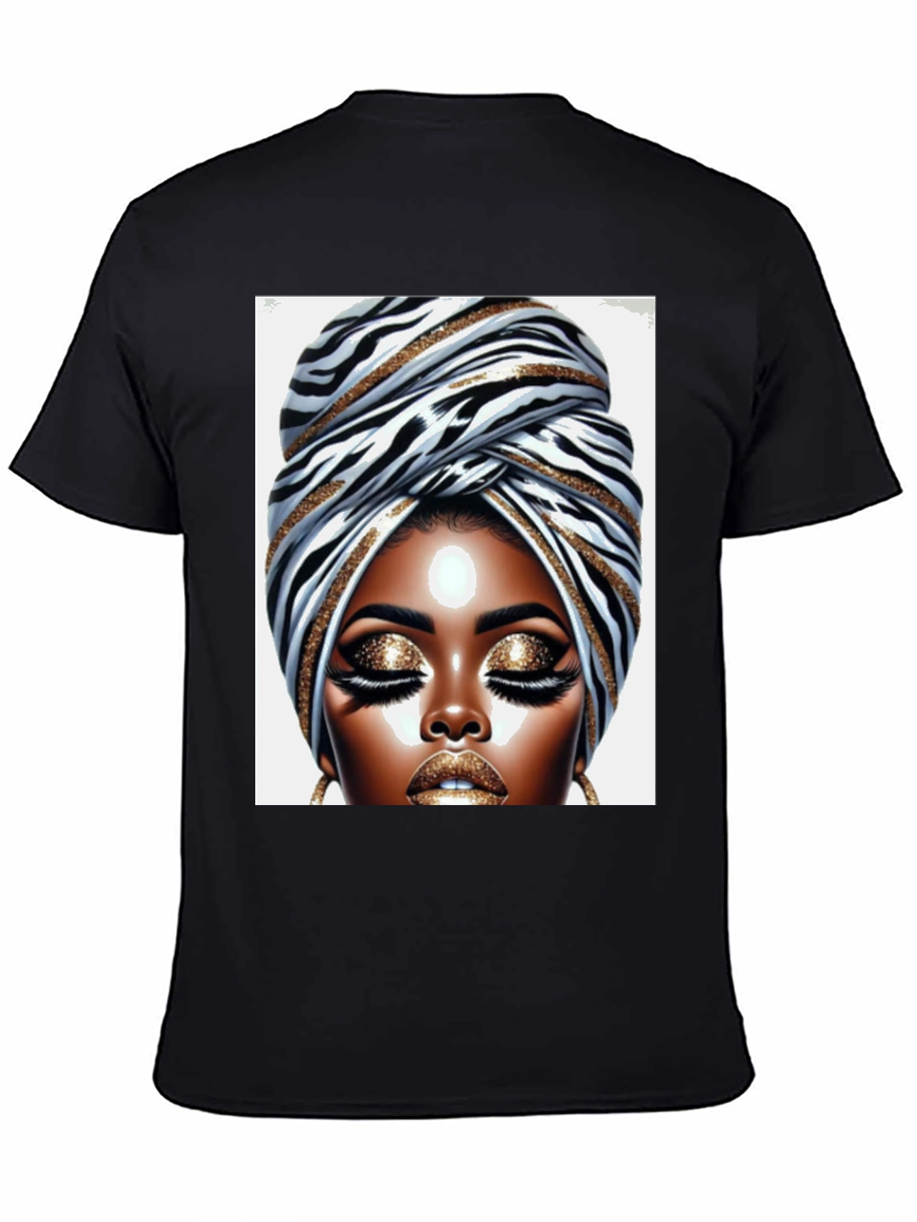 Elegant African Queen Graphic T-Shirt