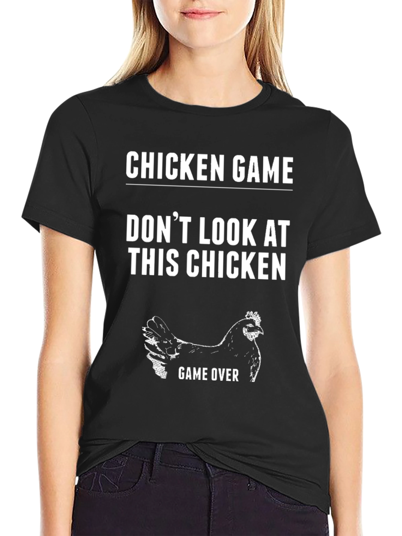 Chicken Game T-Shirt - Dont Look!