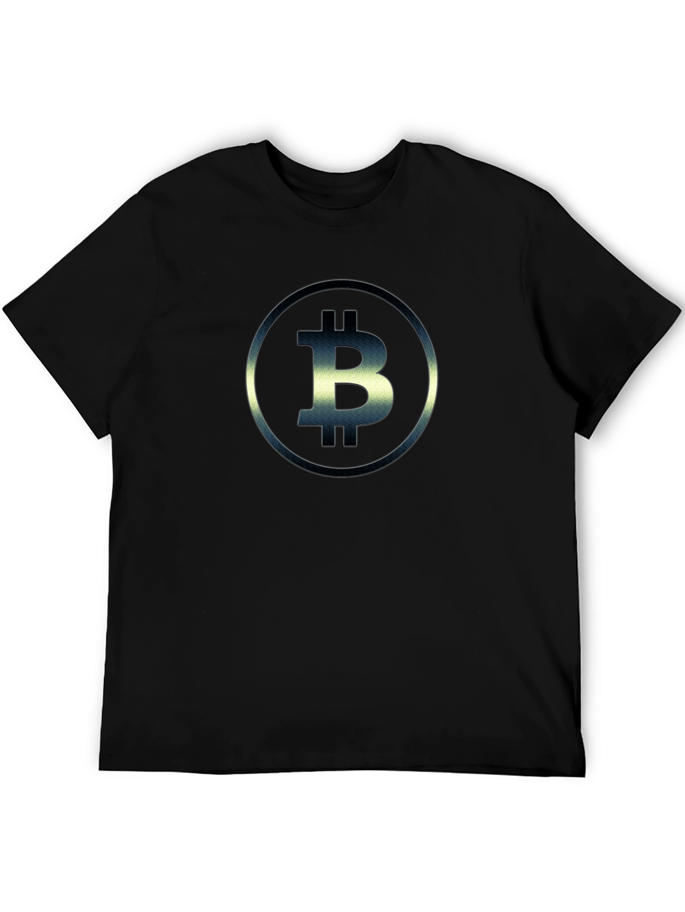 Bitcoin Logo Black T-Shirt - Crypto Currency Tee