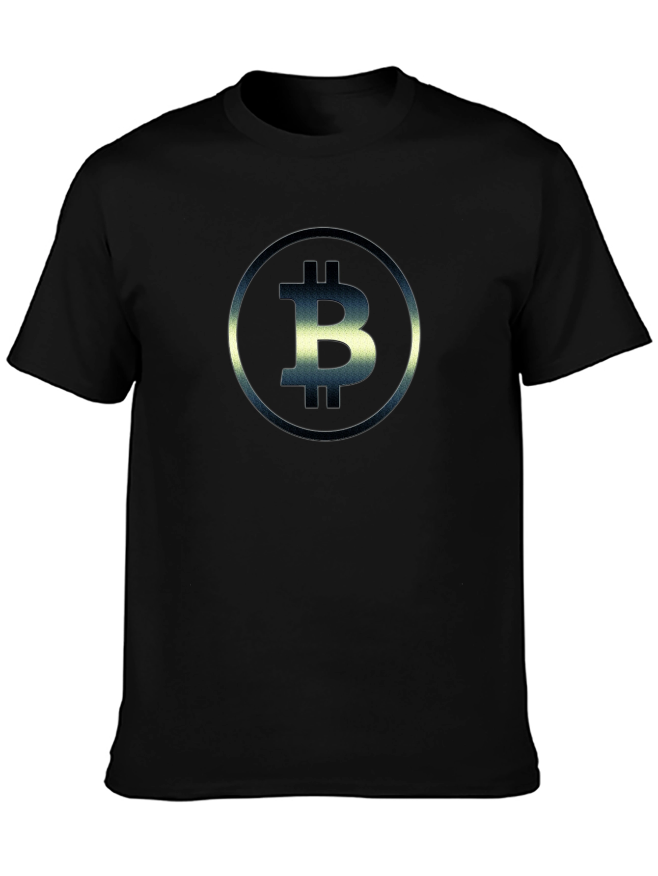 Bitcoin Logo Black T-Shirt - Crypto Currency Tee