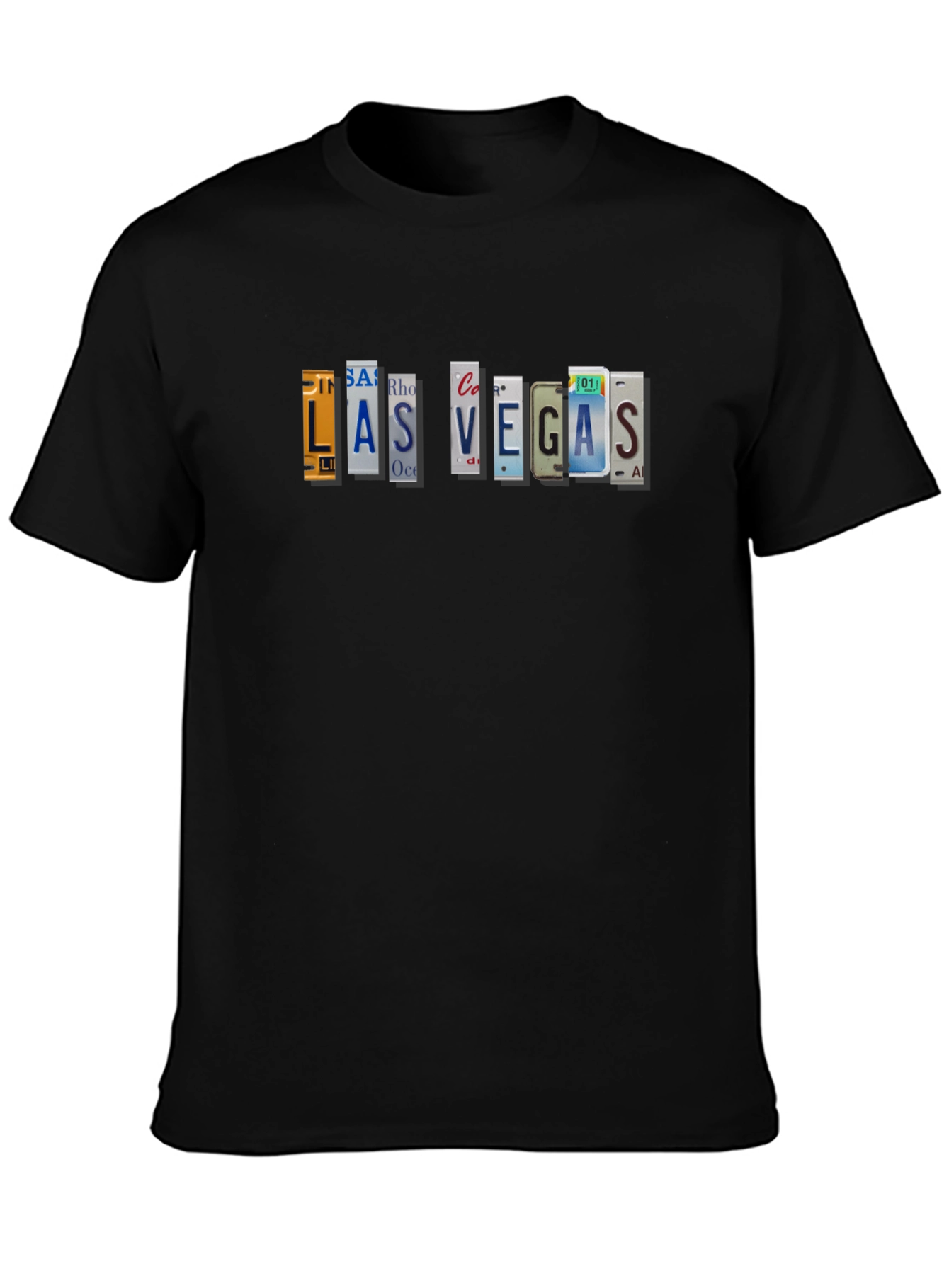 Las Vegas License Plate T-Shirt