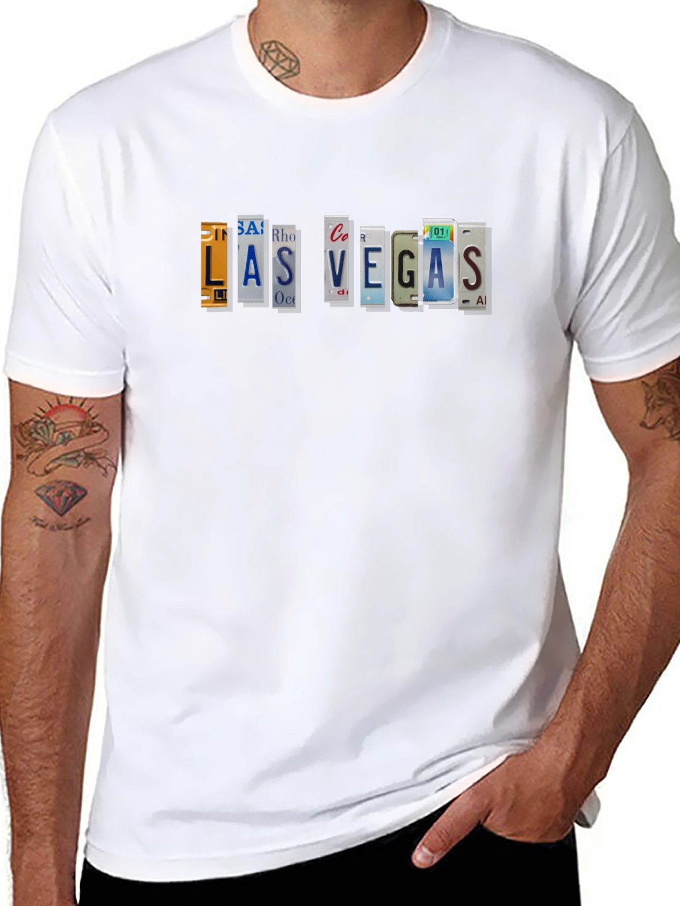 Las Vegas License Plate T-Shirt