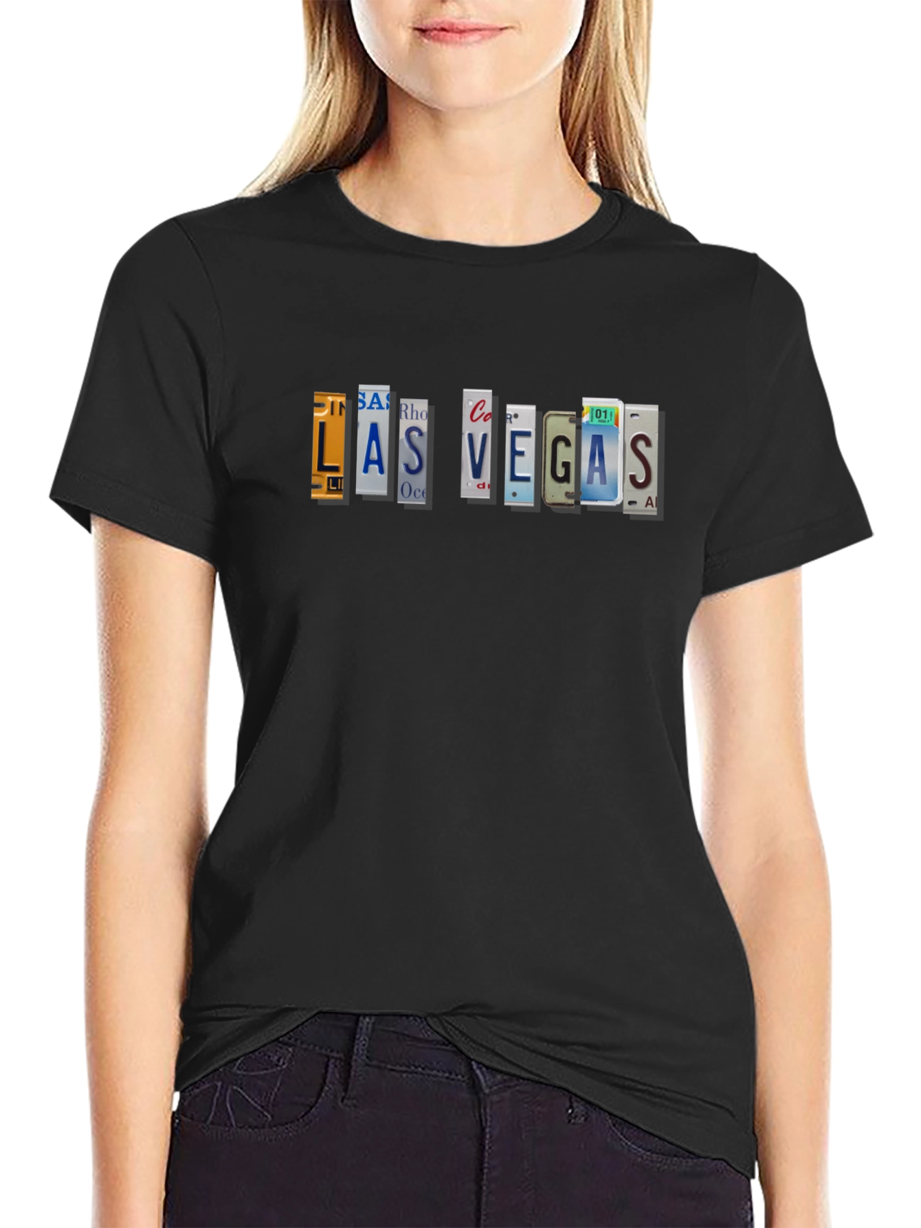 Las Vegas License Plate T-Shirt