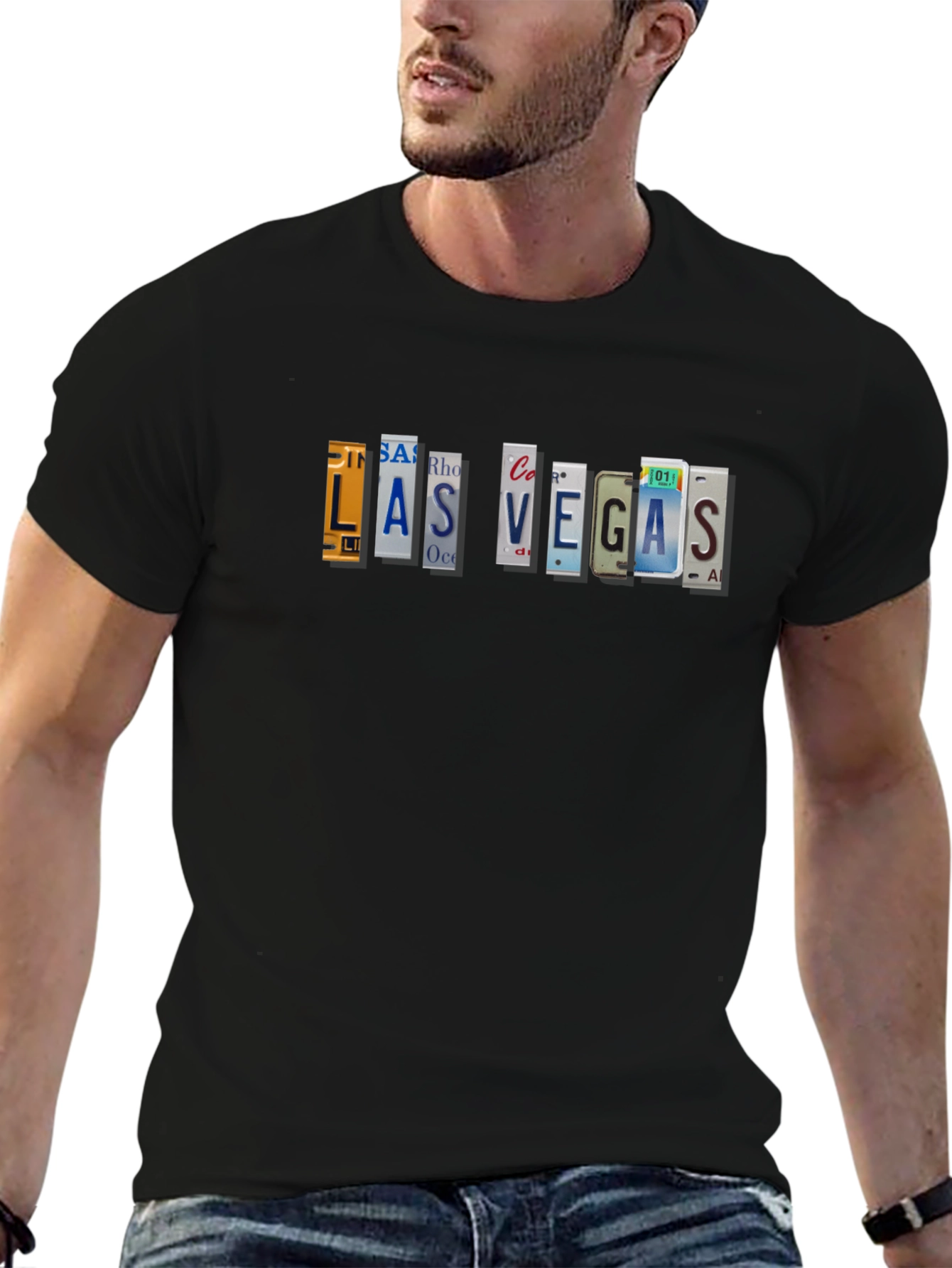 Las Vegas License Plate T-Shirt
