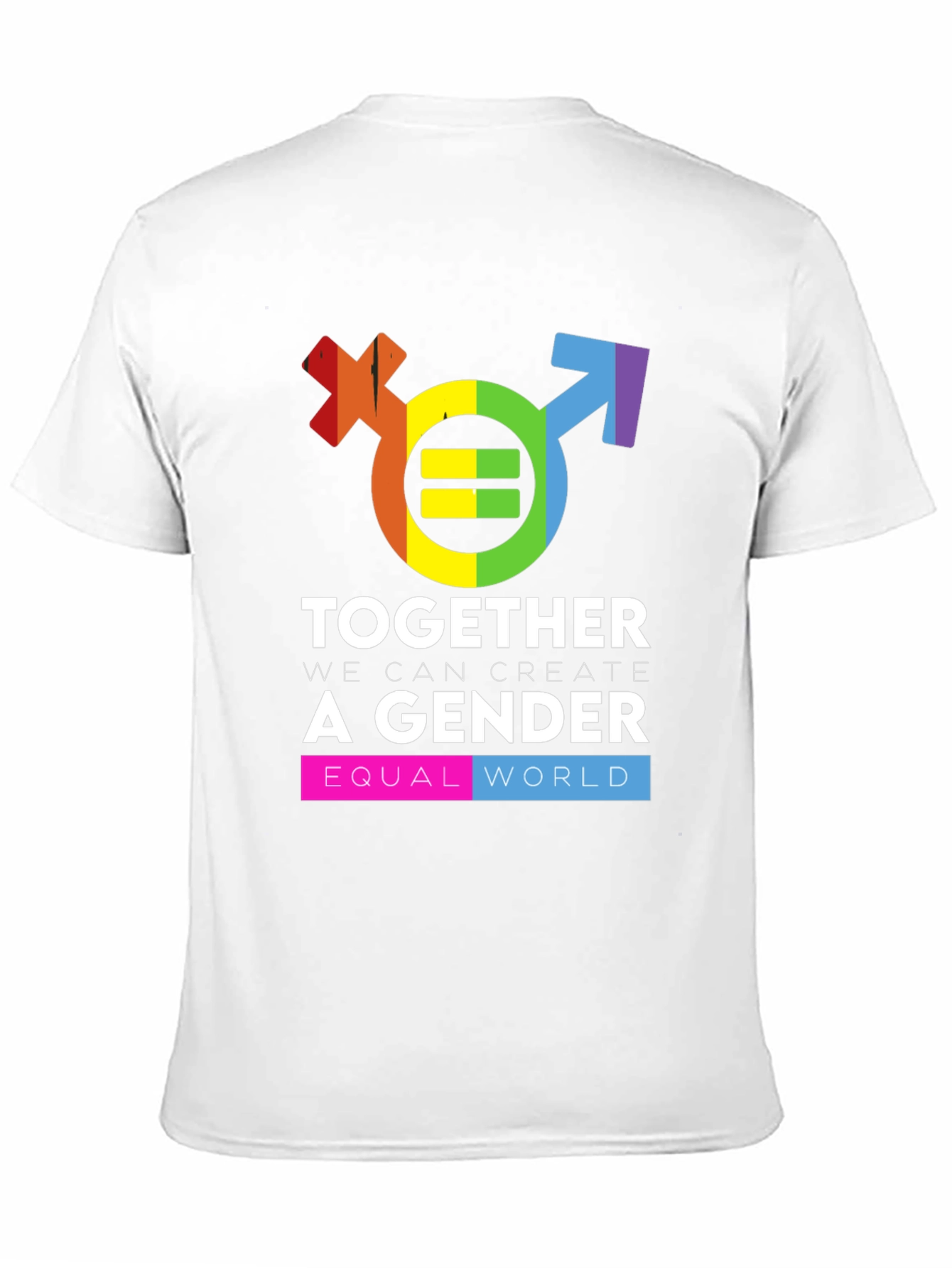 Gender Equality Rainbow Graphic Tee