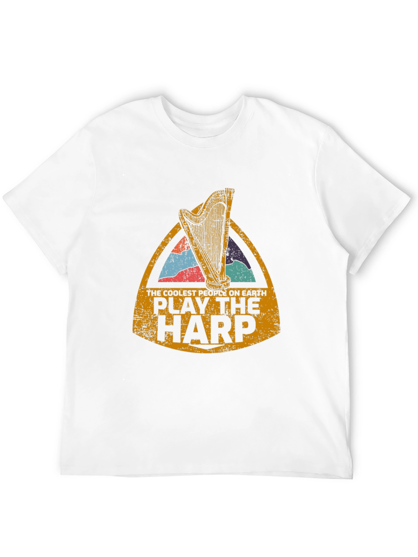 Cool Harp Player T-Shirt