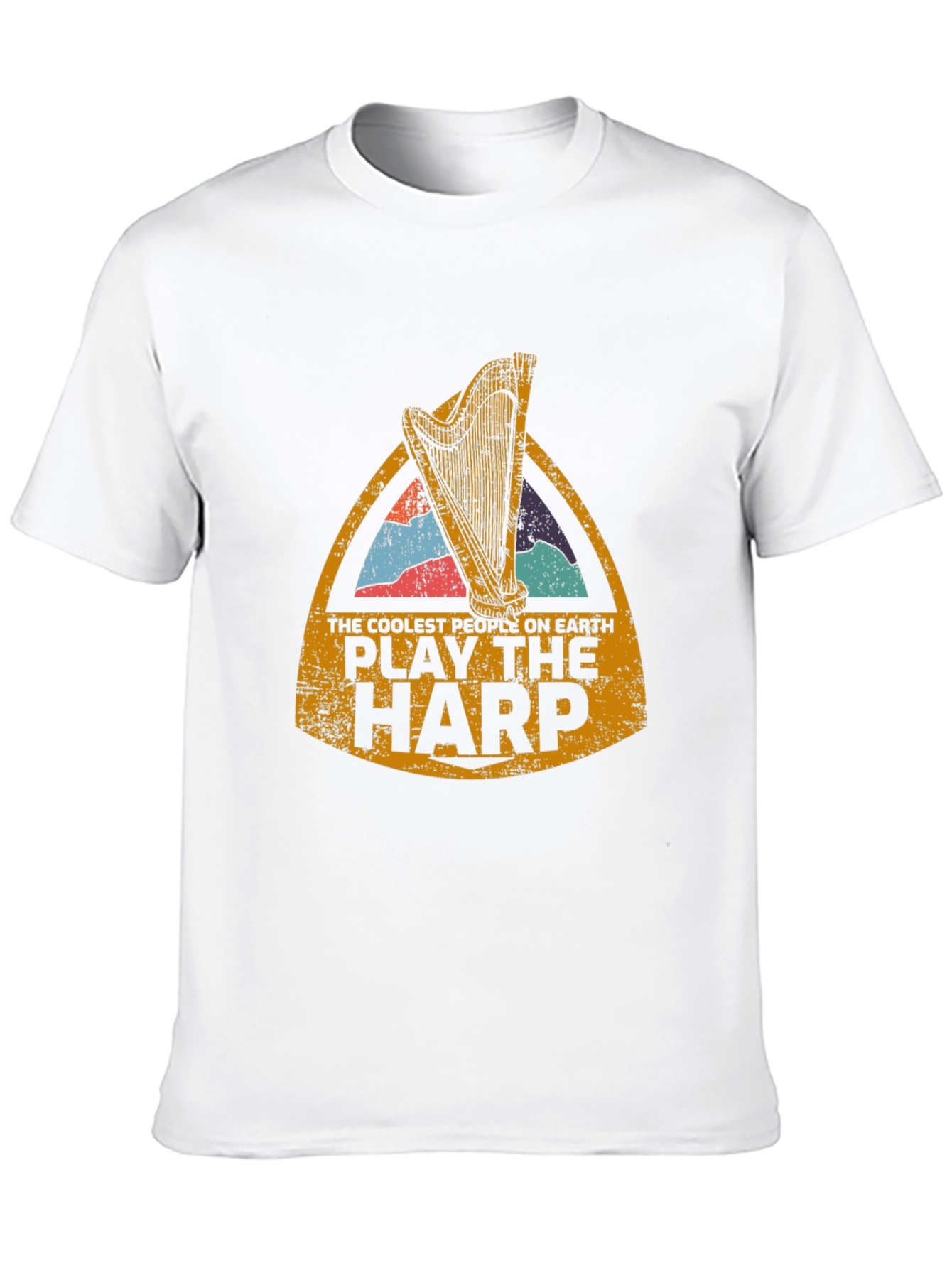 Cool Harp Player T-Shirt