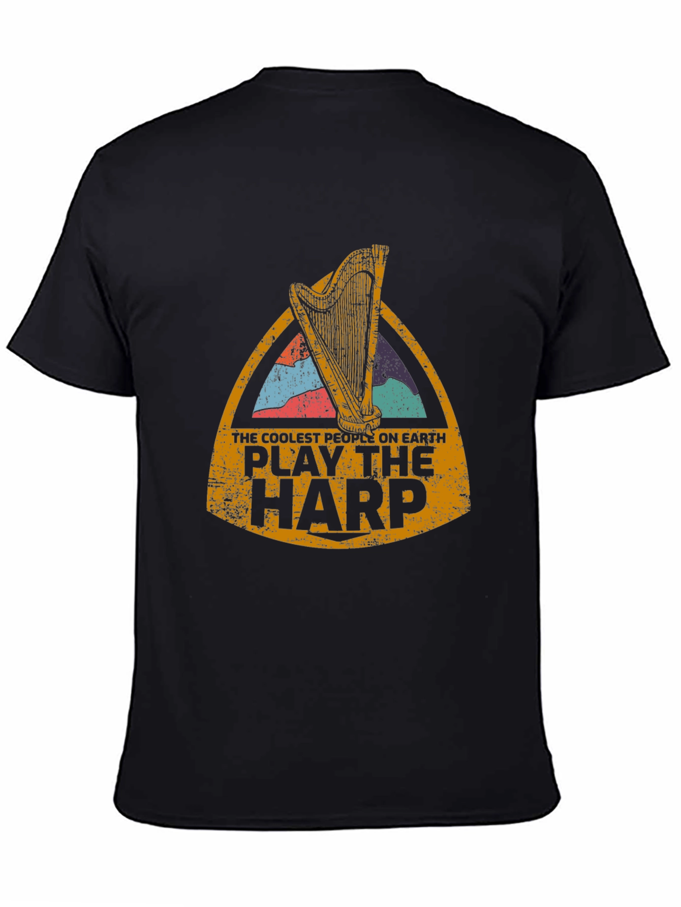 Cool Harp Player T-Shirt