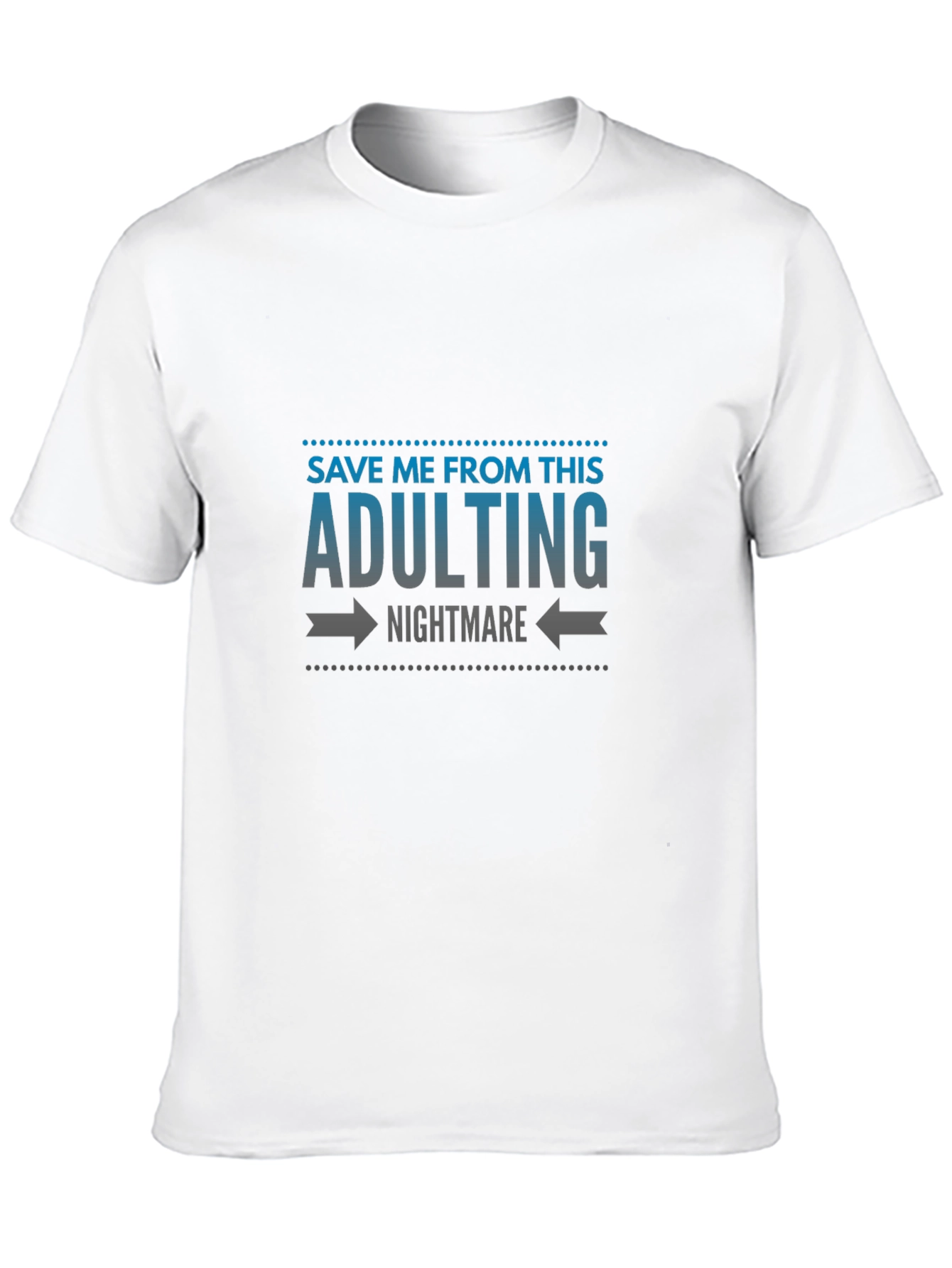 Adulting Nightmare Graphic Tee - Soft Cotton Comfort