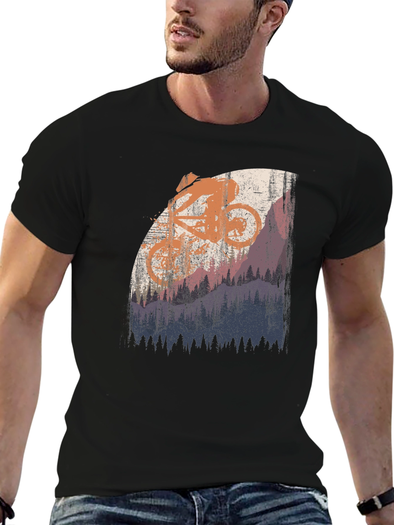 Mountain Biker Graphic Tee - Adventure Ready