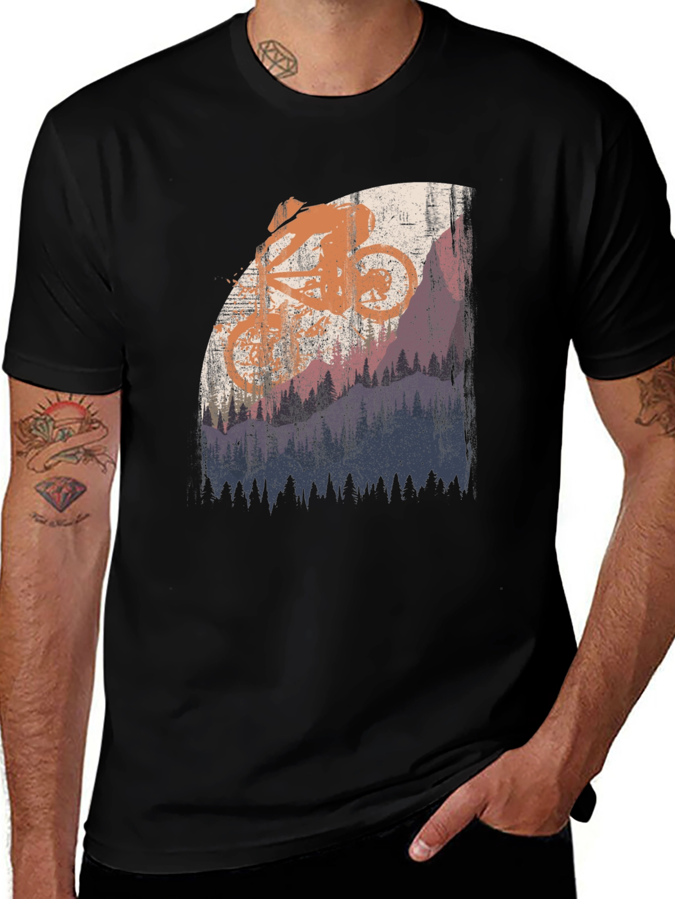 Mountain Biker Graphic Tee - Adventure Ready