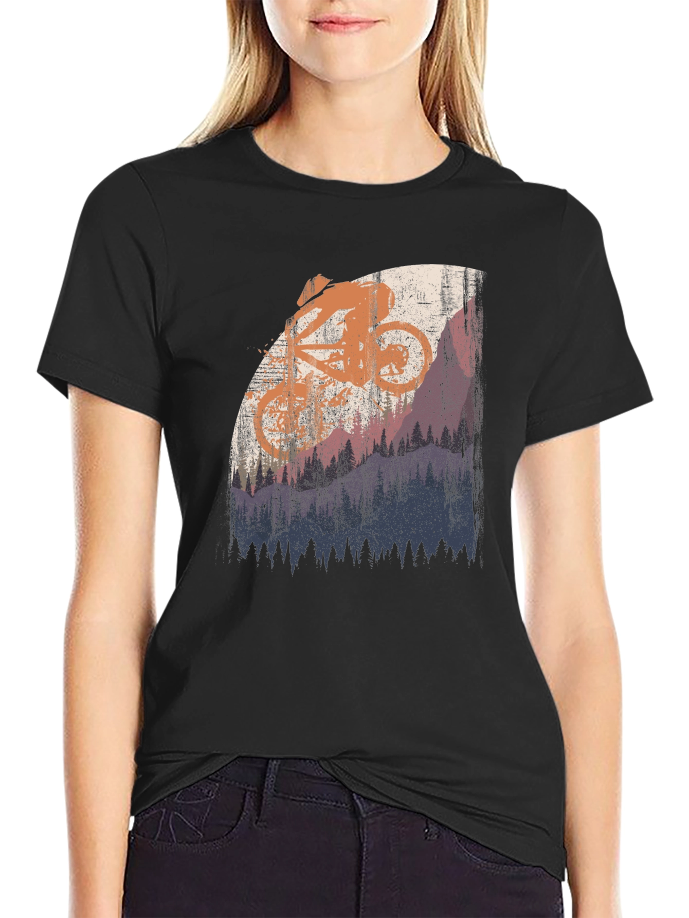 Mountain Biker Graphic Tee - Adventure Ready