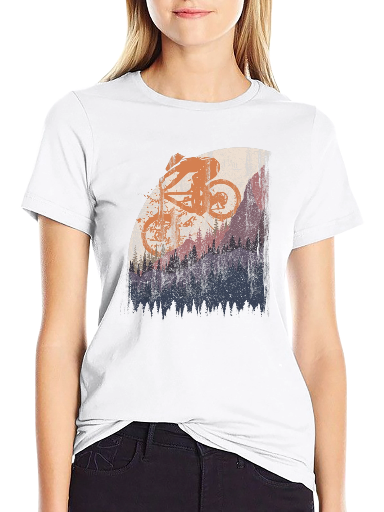 Mountain Biker Graphic Tee - Adventure Ready