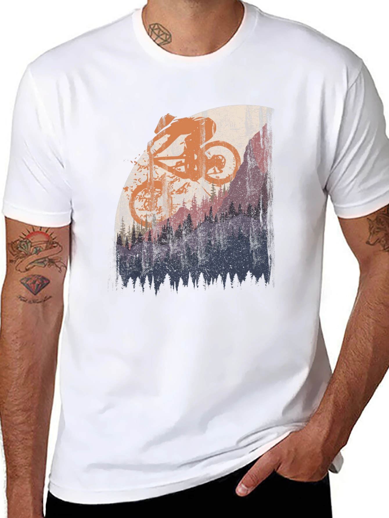 Mountain Biker Graphic Tee - Adventure Ready
