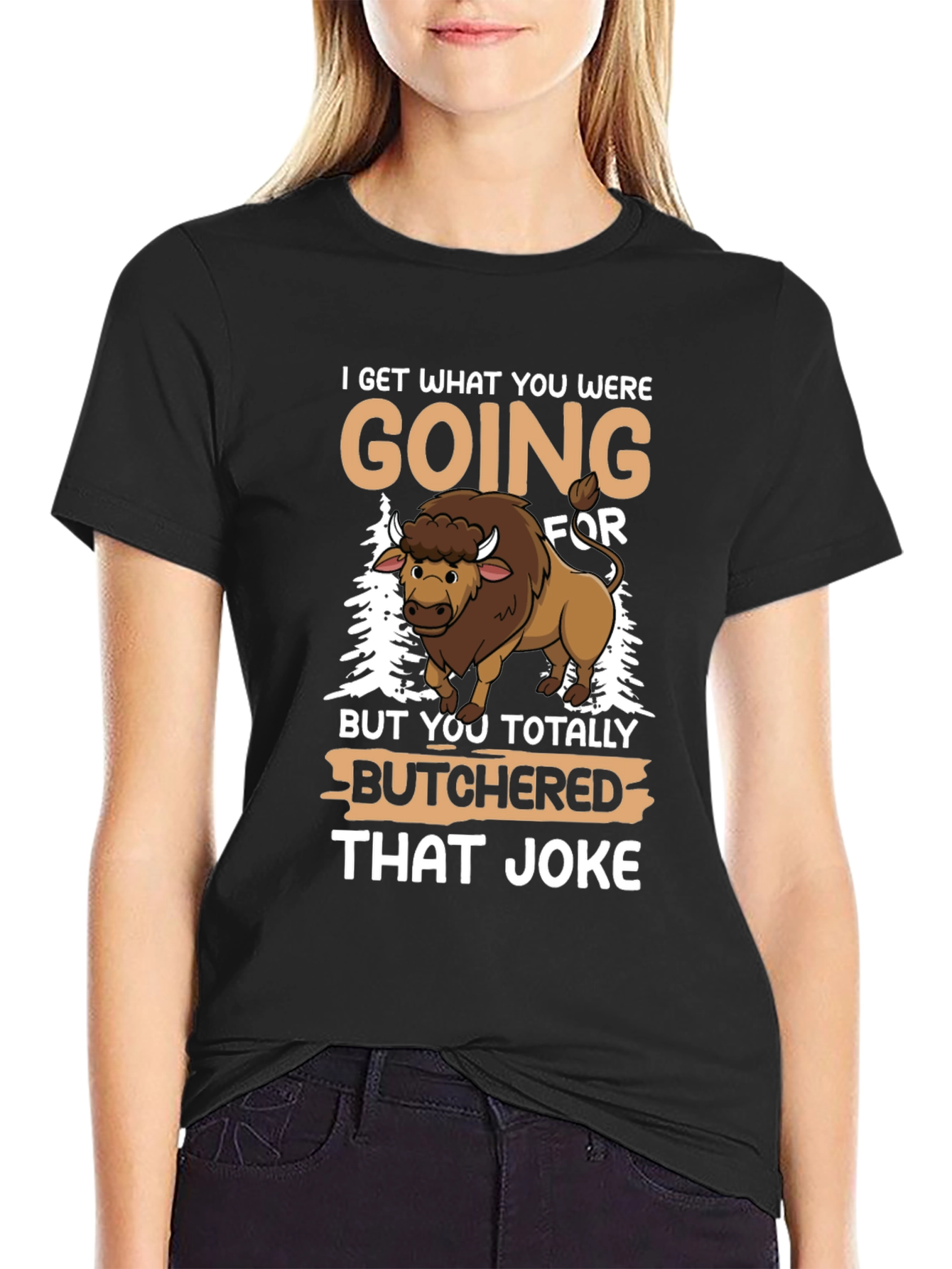 Butchered Joke T-Shirt - Funny Graphic Tee