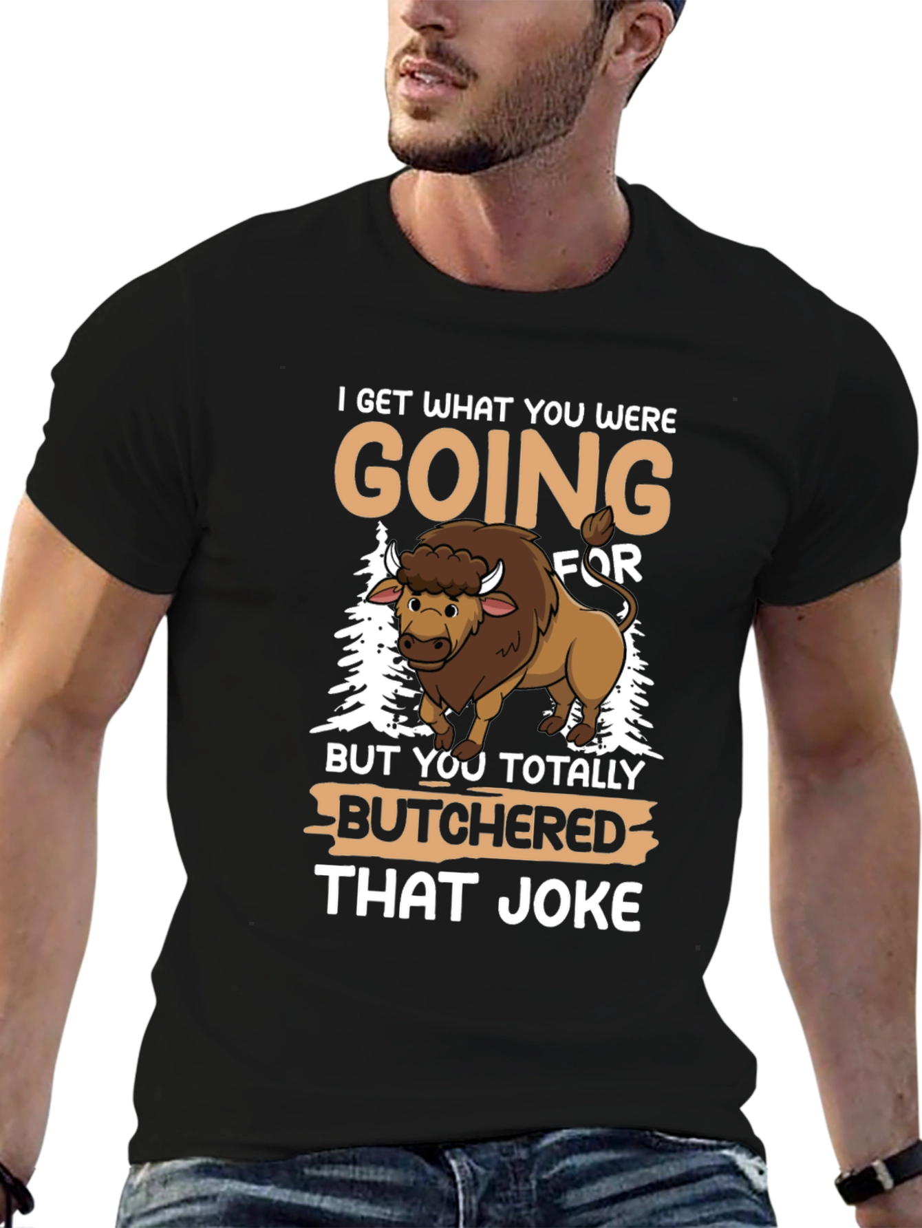 Butchered Joke T-Shirt - Funny Graphic Tee