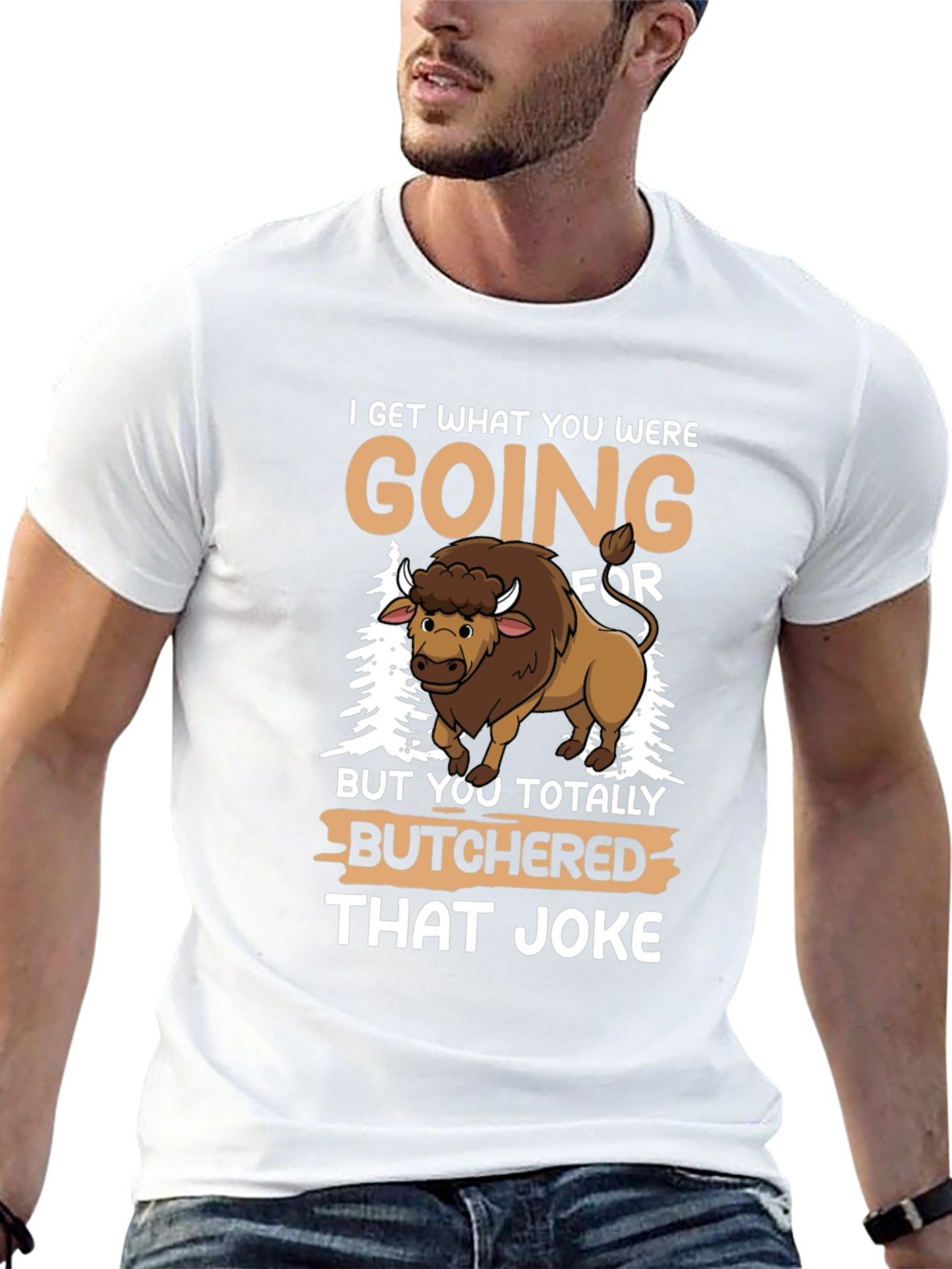 Butchered Joke T-Shirt - Funny Graphic Tee
