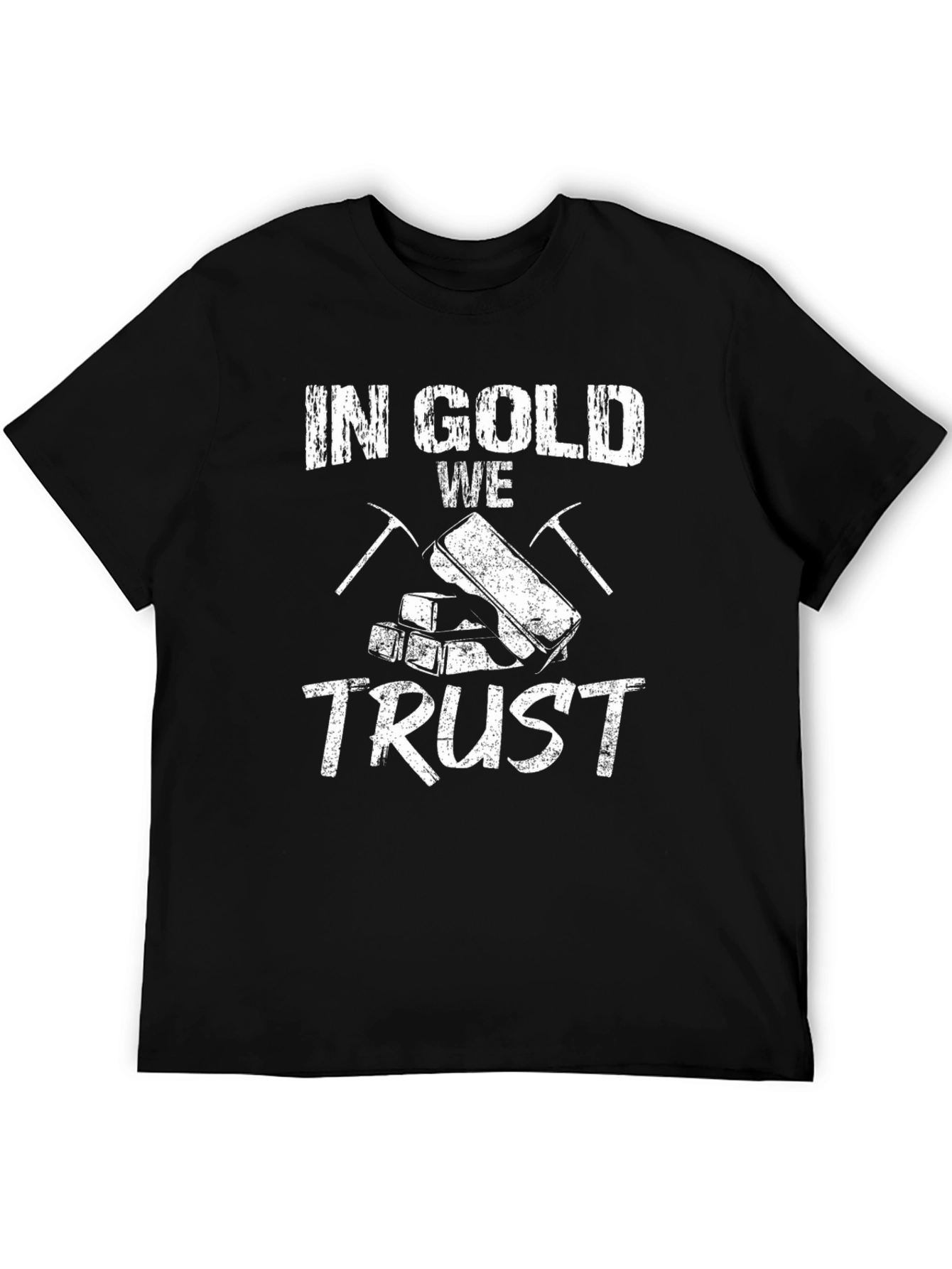 In Gold We Trust Graphic Tee - Mining Design