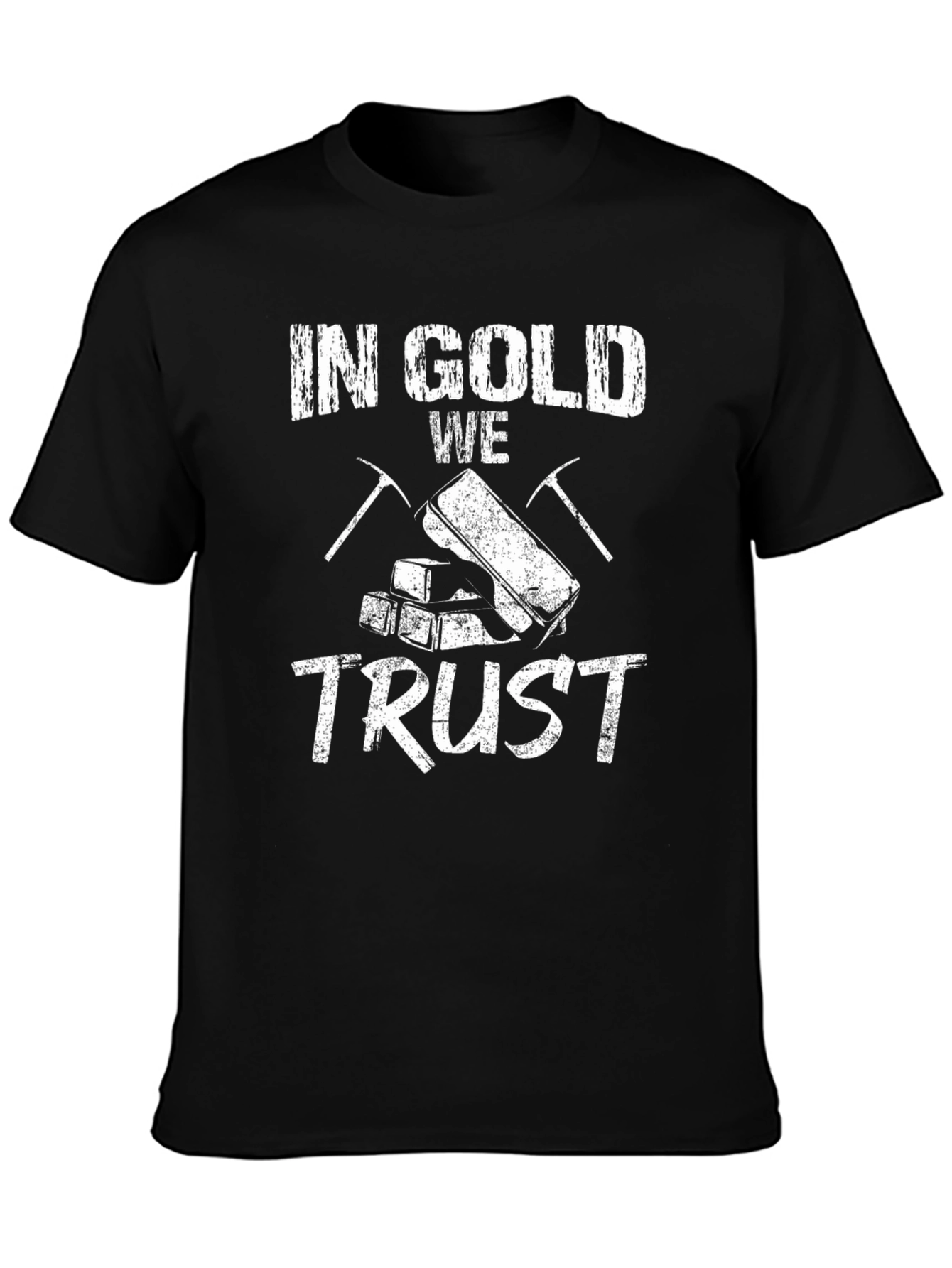 In Gold We Trust Graphic Tee - Mining Design