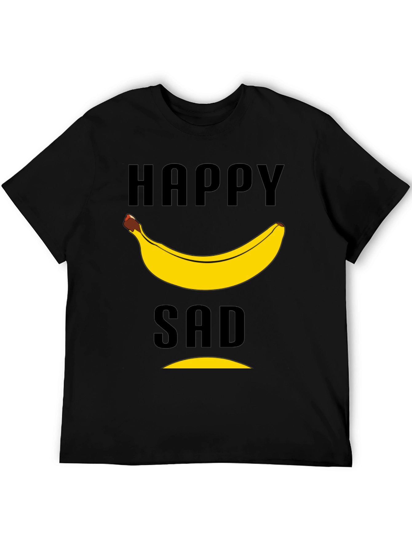 Happy Sad Banana T-Shirt - Funny Graphic Tee