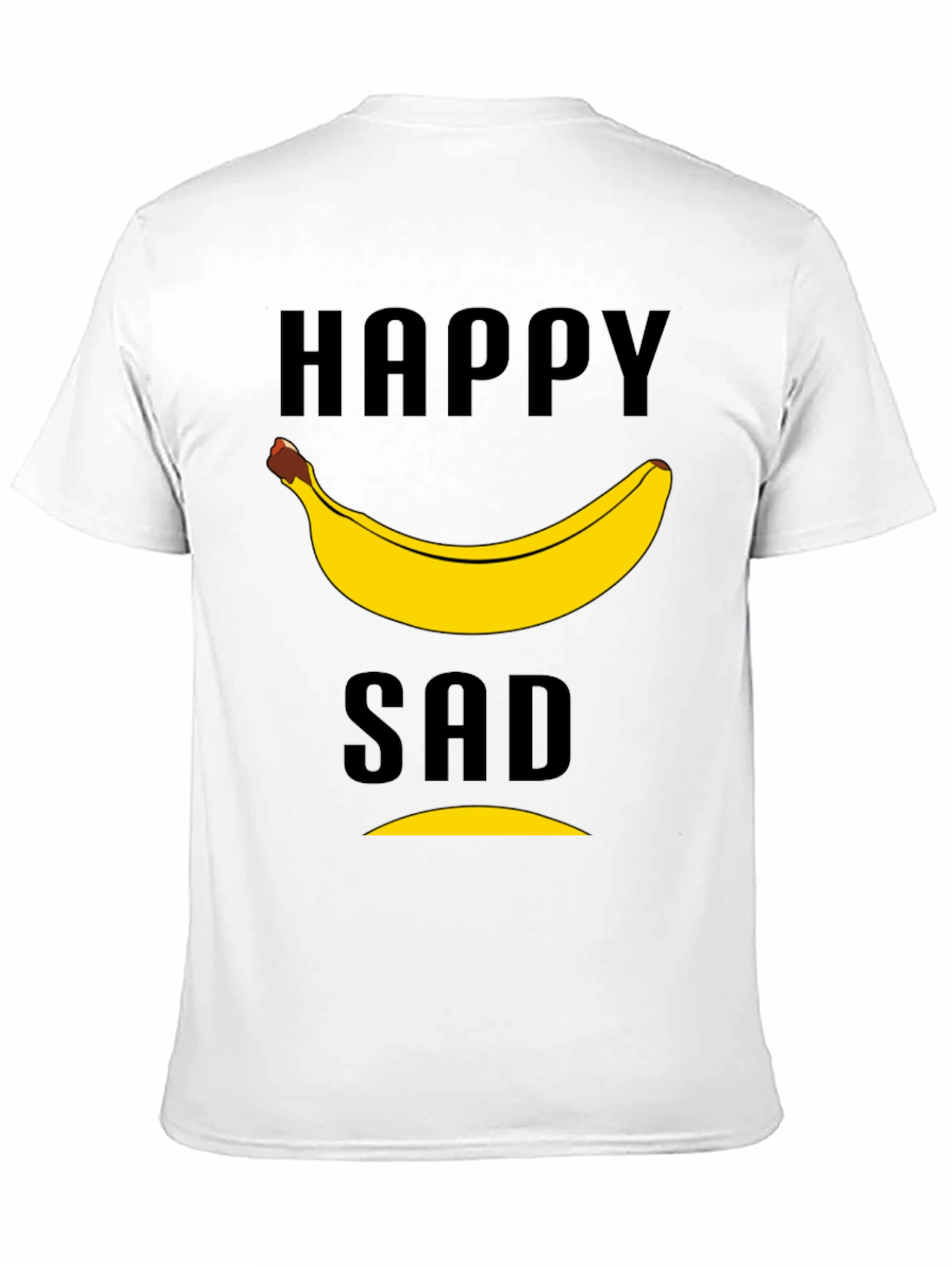 Happy Sad Banana T-Shirt - Funny Graphic Tee
