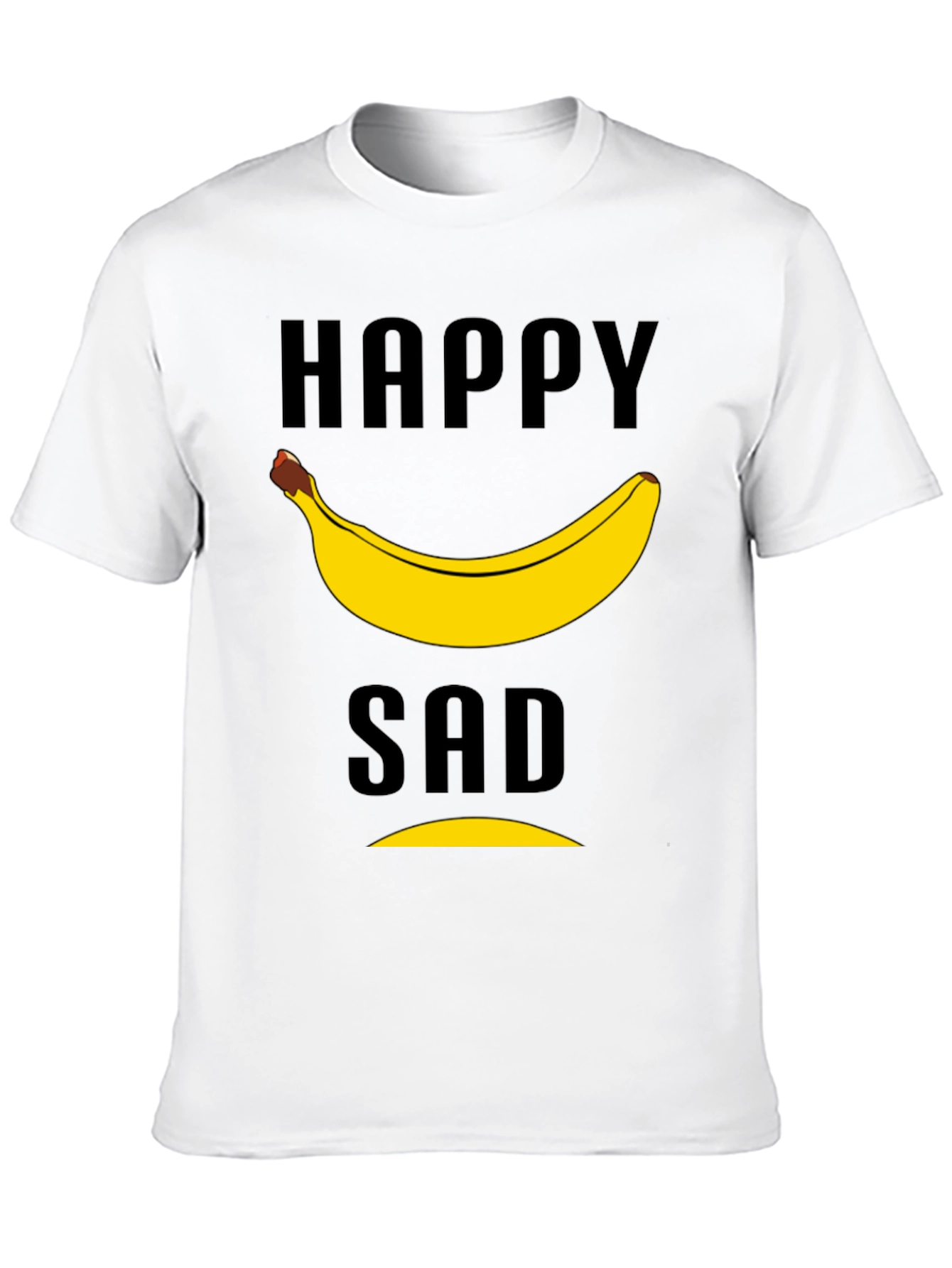 Happy Sad Banana T-Shirt - Funny Graphic Tee