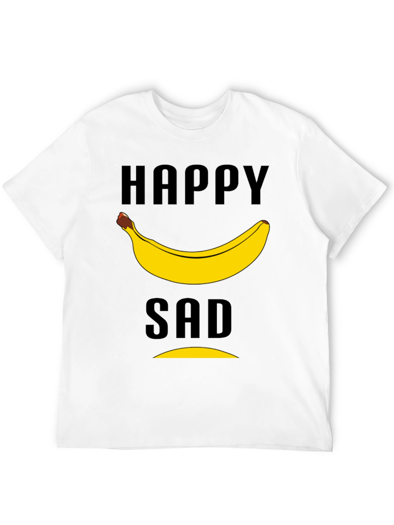 Happy Sad Banana T-Shirt - Funny Graphic Tee