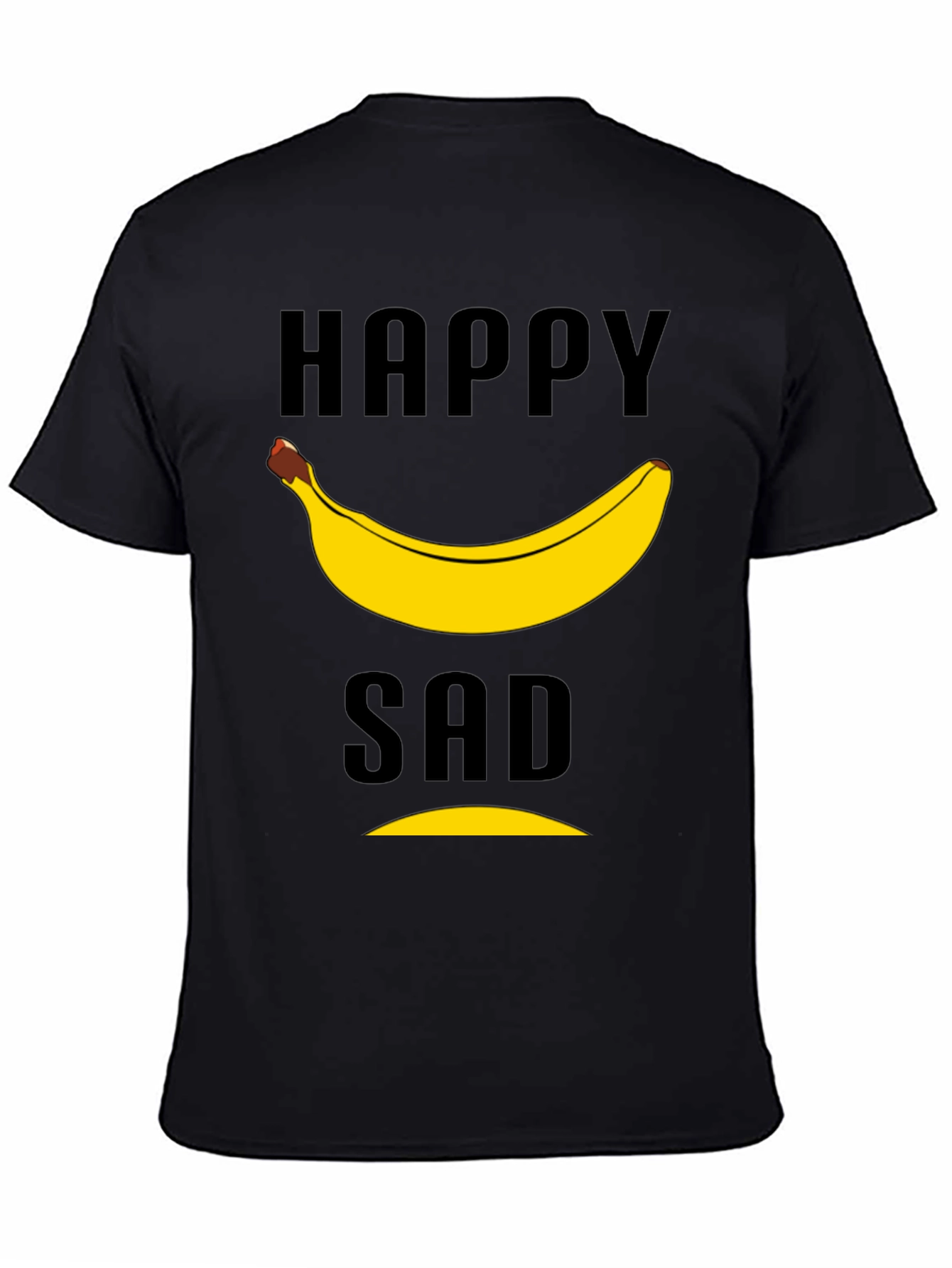 Happy Sad Banana T-Shirt - Funny Graphic Tee