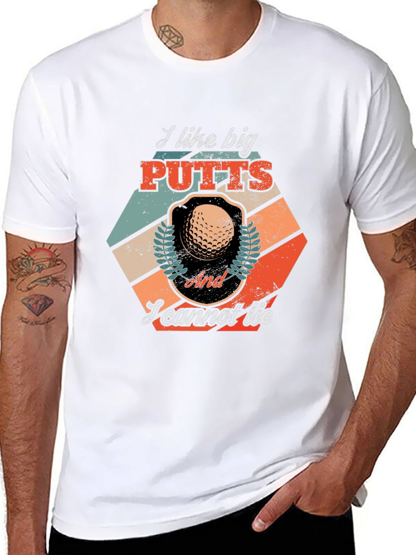 I Like Big Putts T-Shirt - Golf Lover Tee