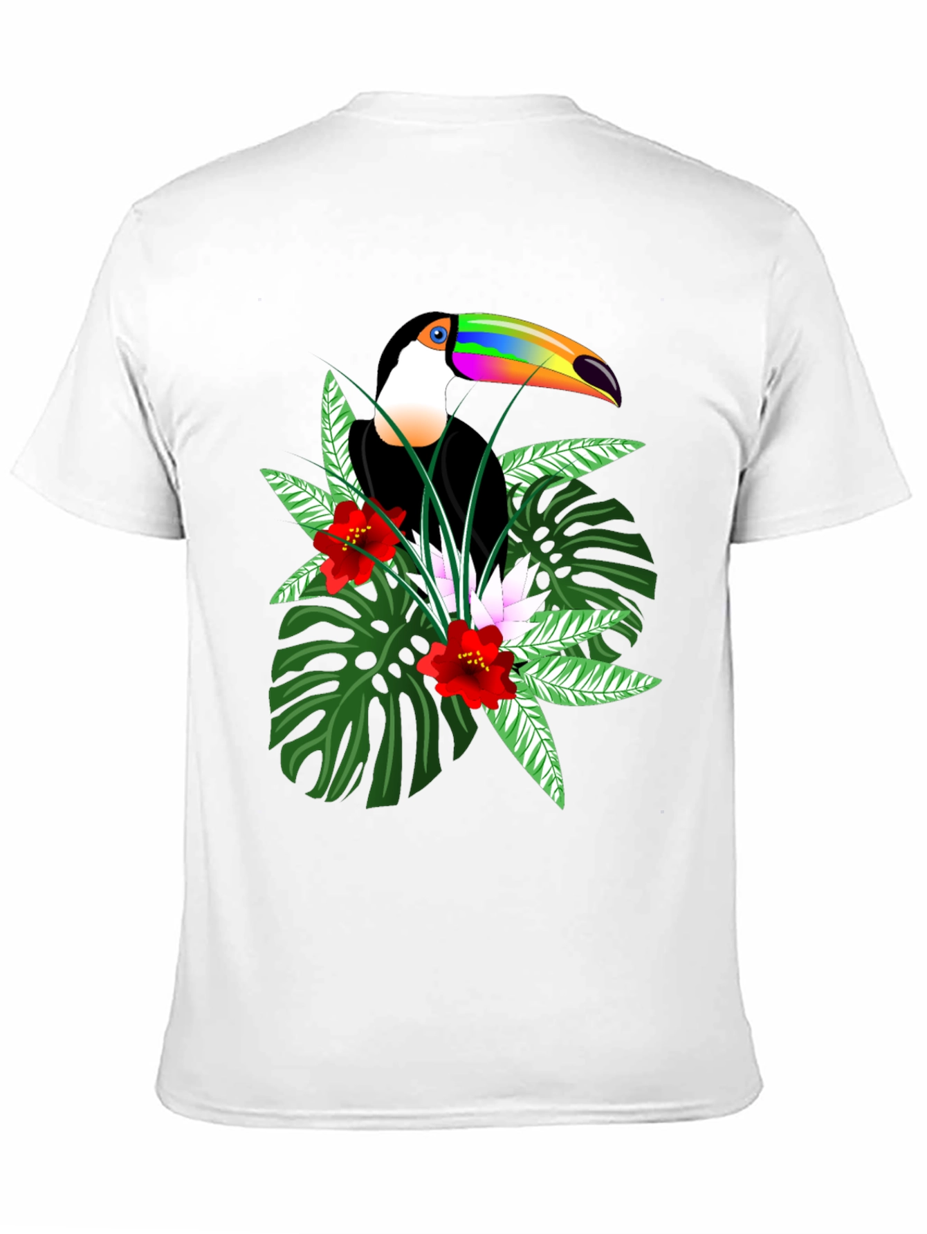 Tropical Toucan Graphic T-Shirt