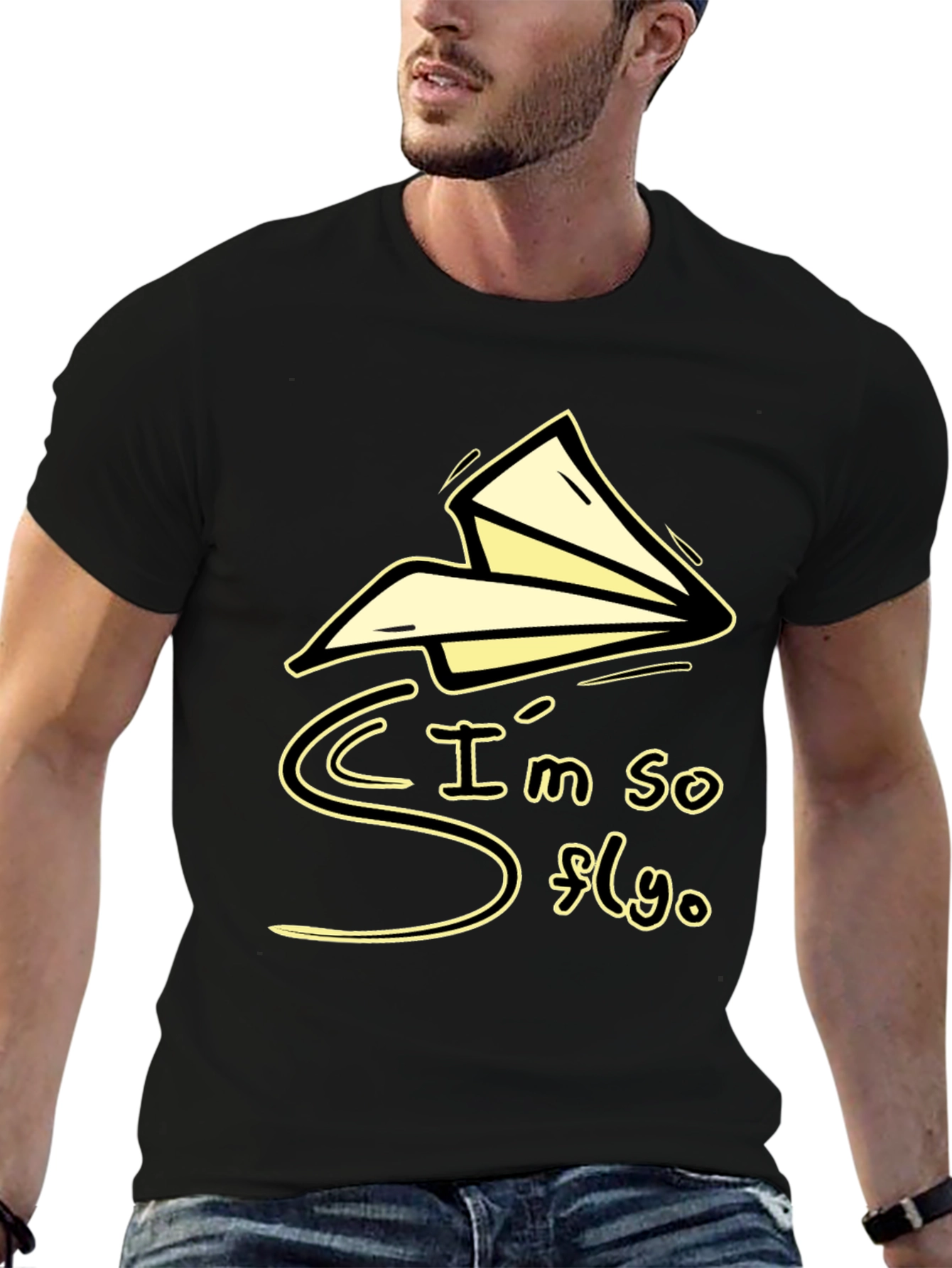 Im So Fly Paper Airplane Graphic Tee