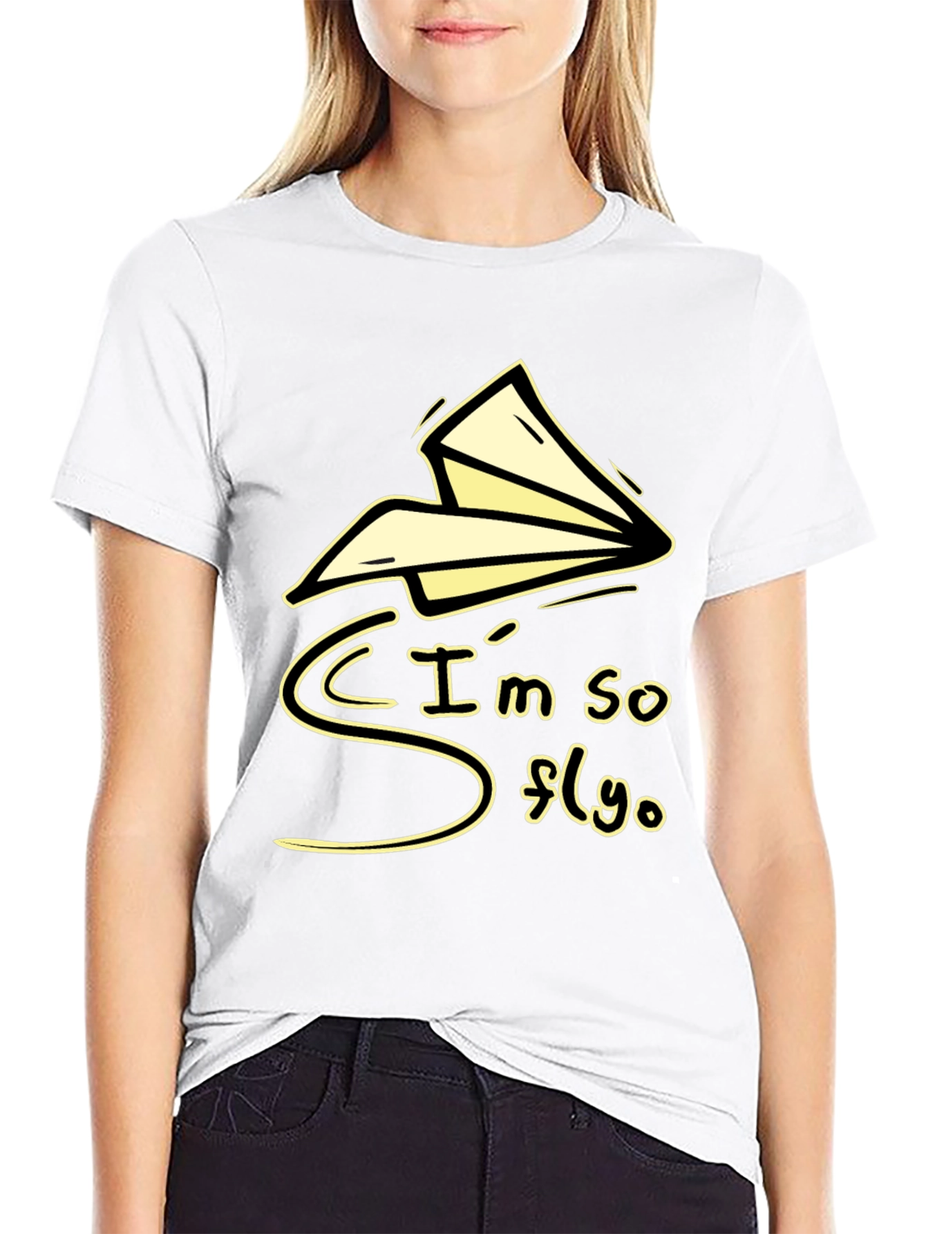 Im So Fly Paper Airplane Graphic Tee