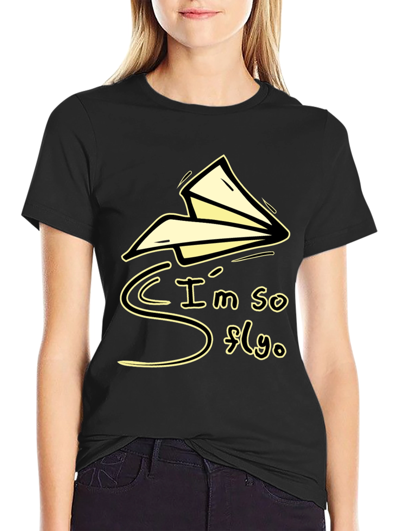 Im So Fly Paper Airplane Graphic Tee