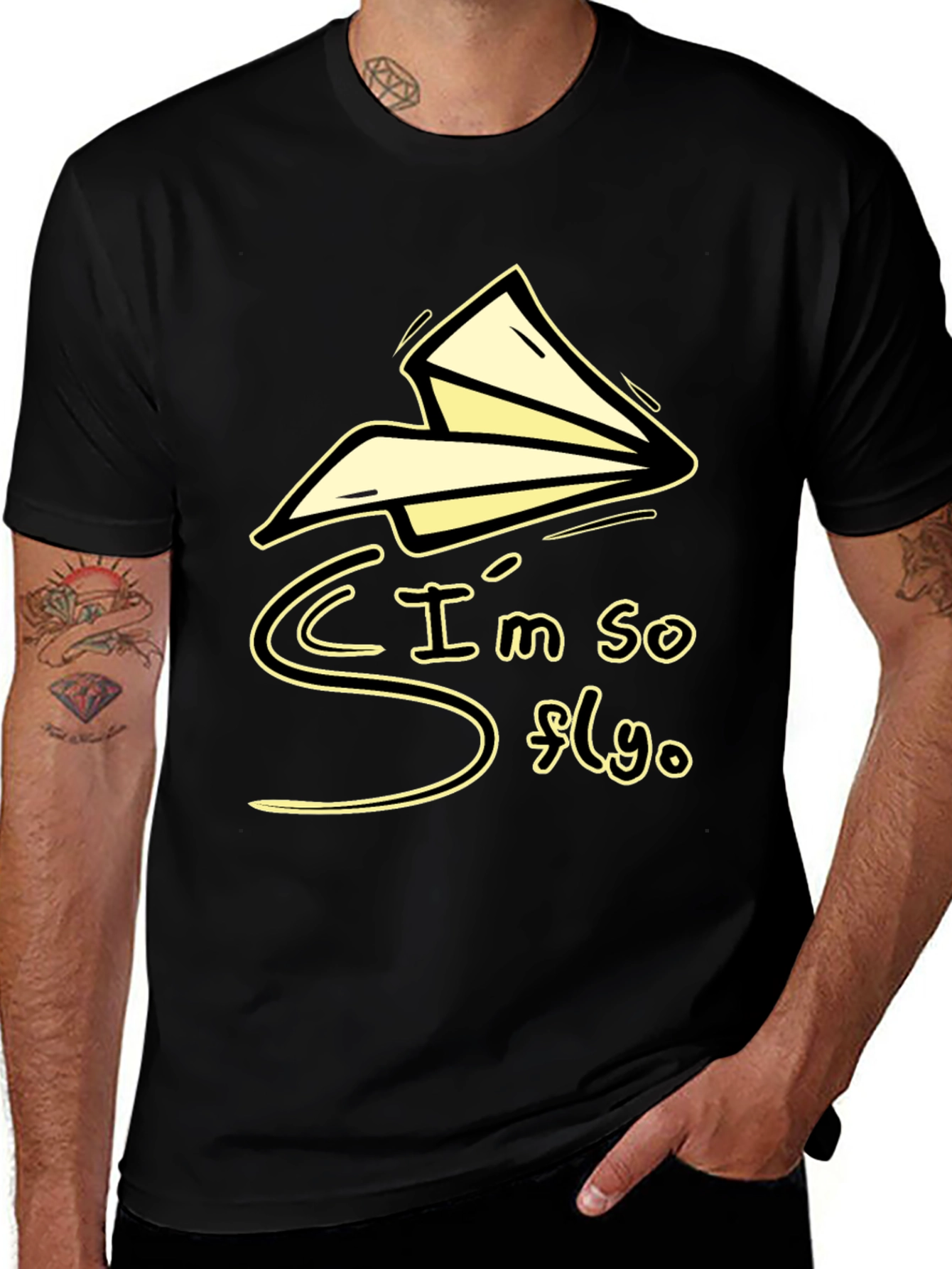 Im So Fly Paper Airplane Graphic Tee
