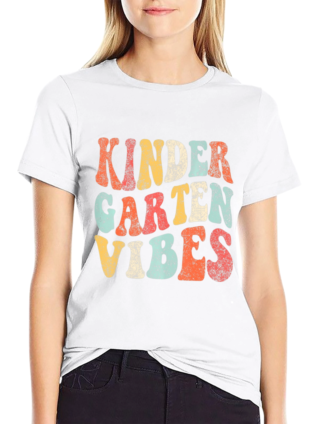 Kindergarten Vibes Retro T-Shirt