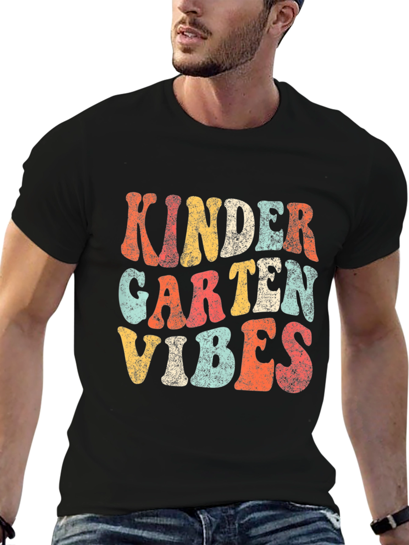 Kindergarten Vibes Retro T-Shirt