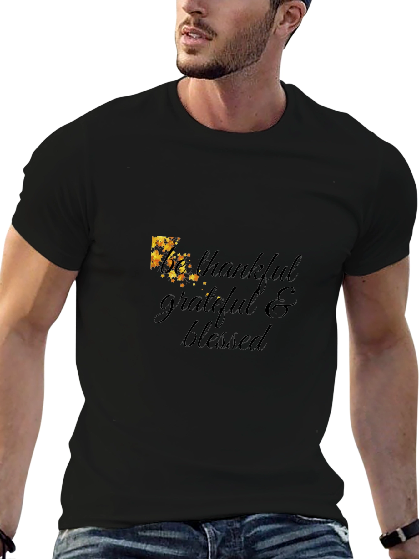 Thankful Grateful Blessed Graphic Tee