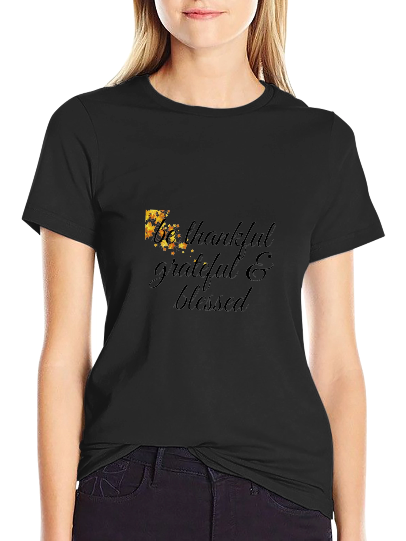 Thankful Grateful Blessed Graphic Tee