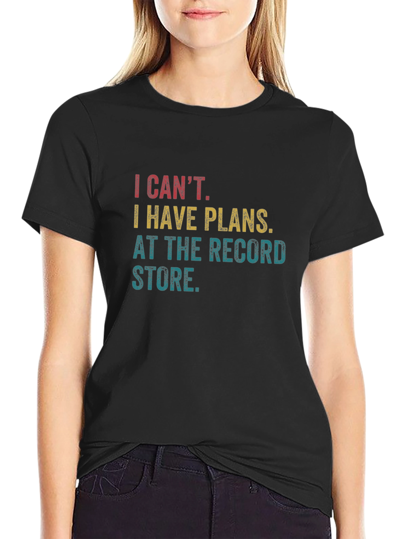 I Cant Record Store T-Shirt