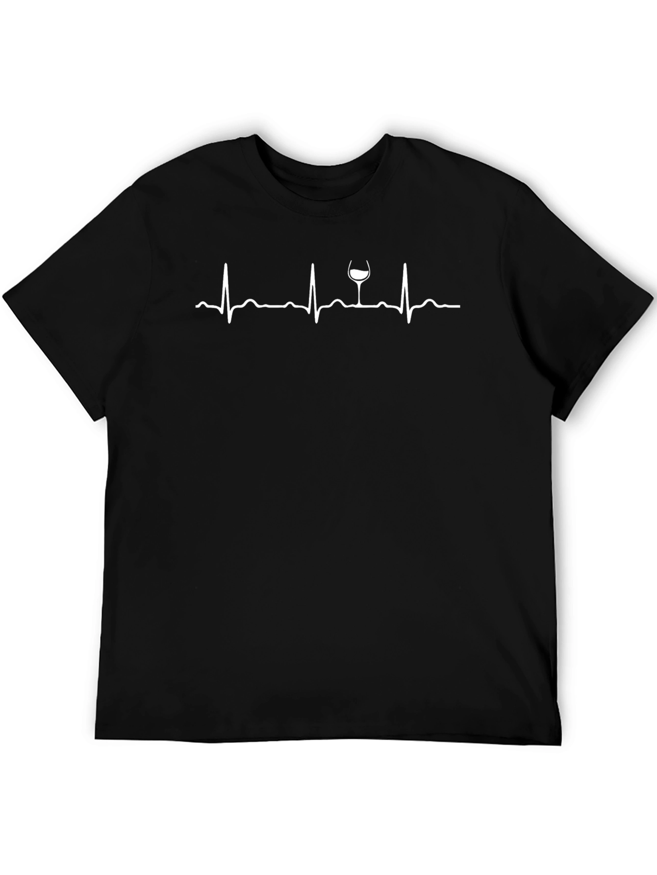 Wine Lover Heartbeat T-Shirt