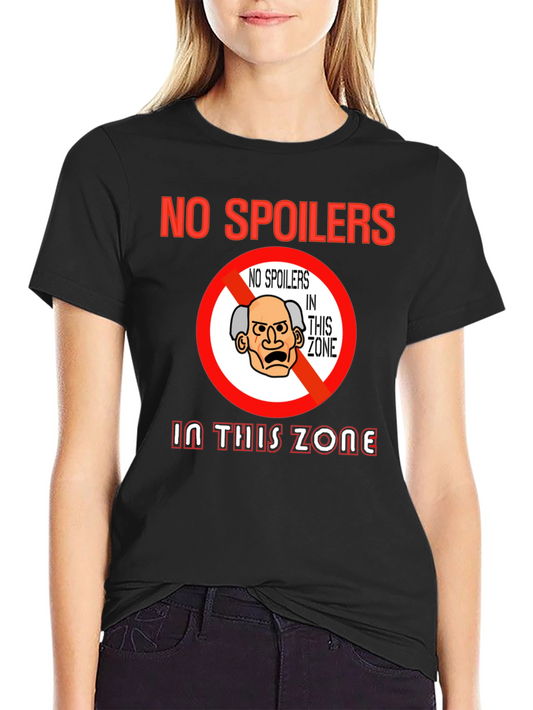 No Spoilers Zone T-Shirt - Funny TV Show Fan Tee