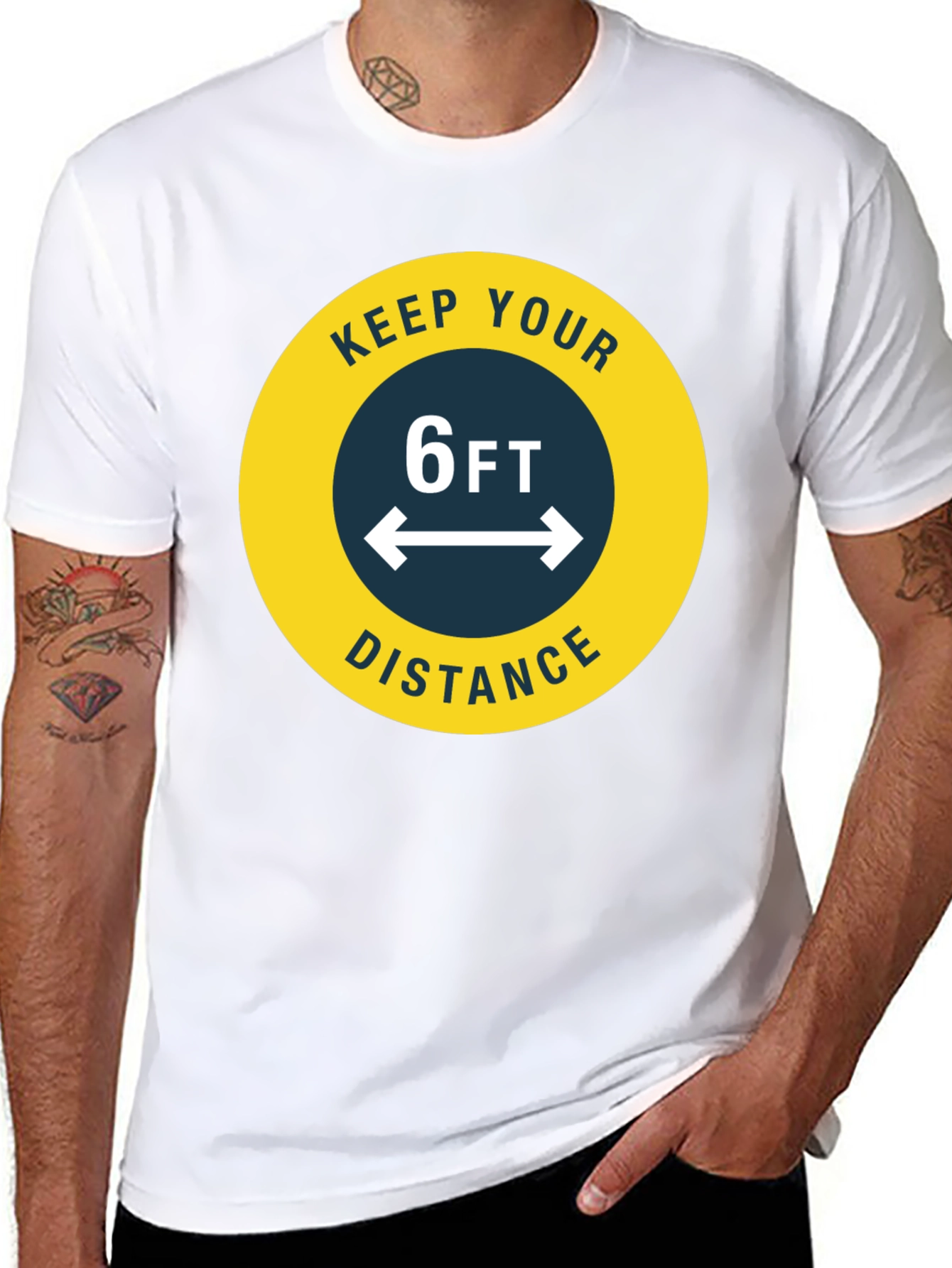 Keep Your Distance T-Shirt - Social Distancing Tee