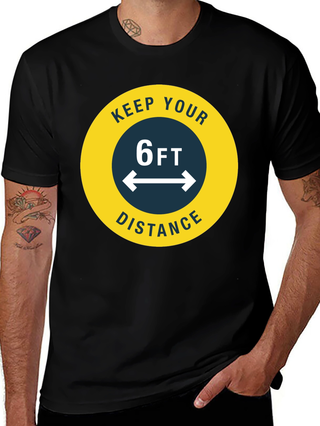 Keep Your Distance T-Shirt - Social Distancing Tee