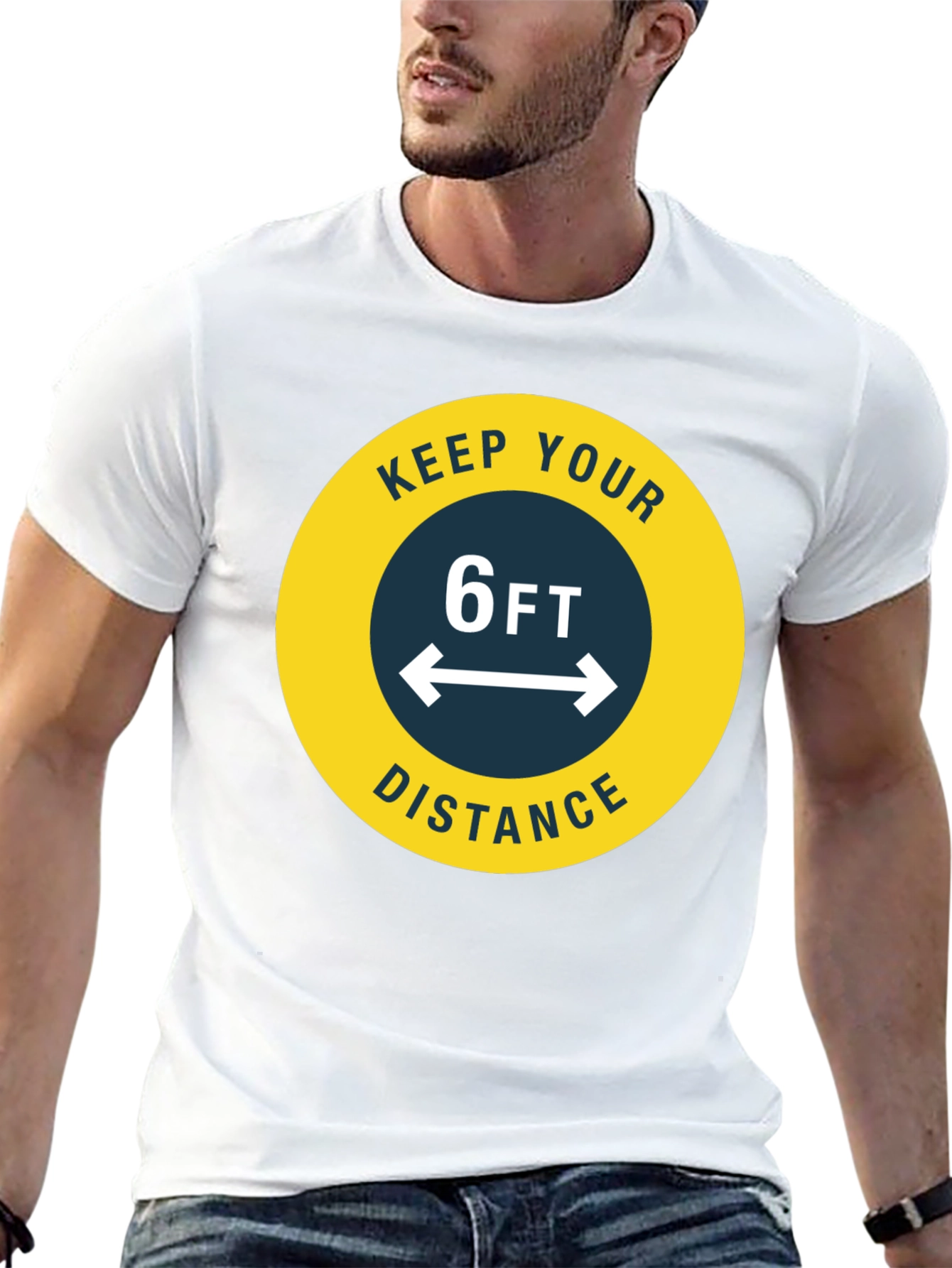 Keep Your Distance T-Shirt - Social Distancing Tee