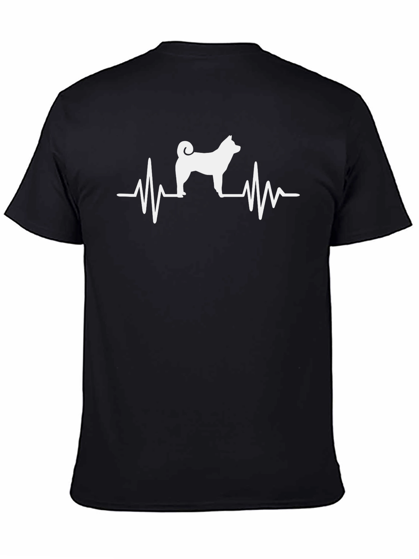 Dog Heartbeat T-Shirt - Akita Lover Tee