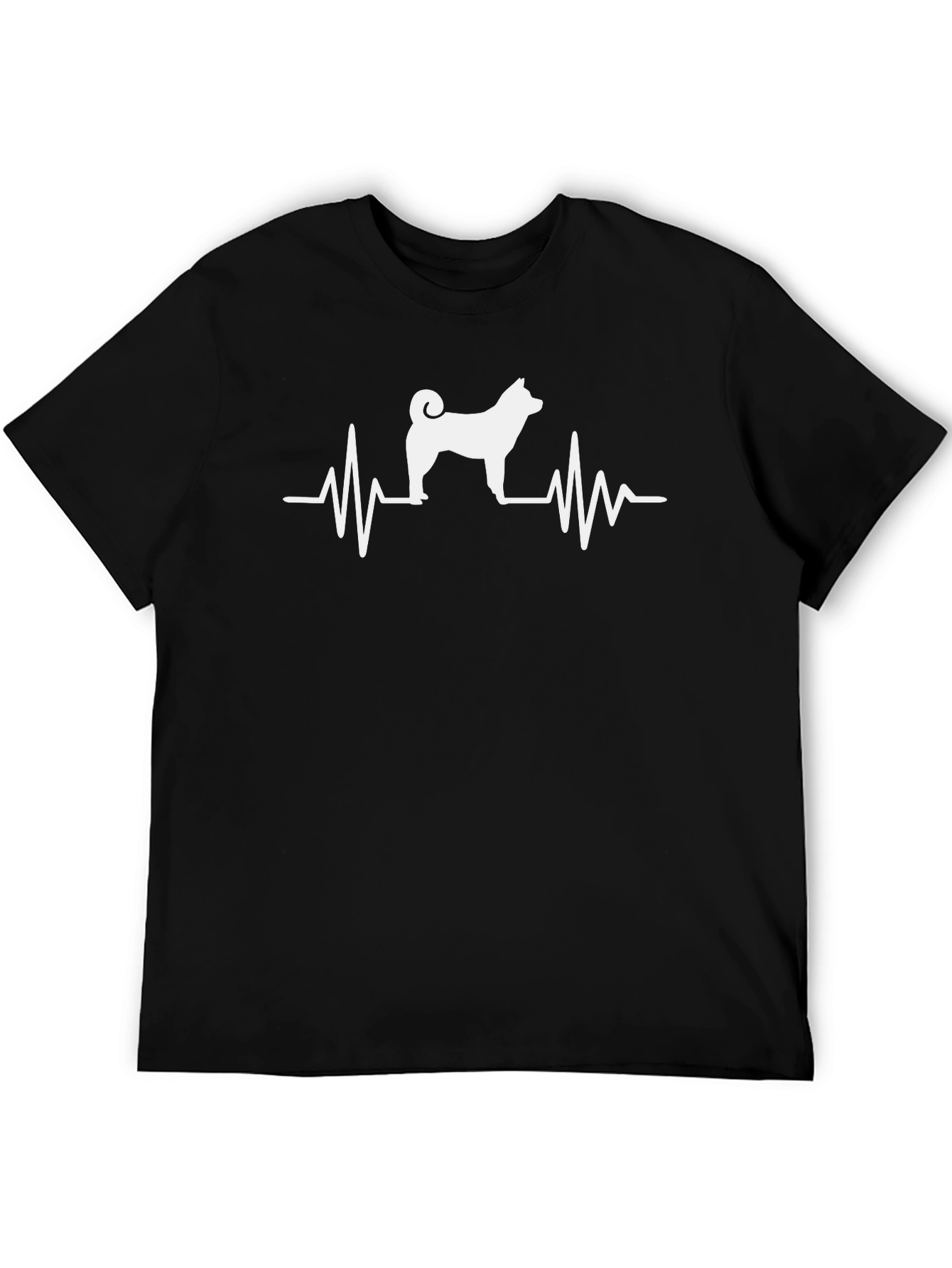 Dog Heartbeat T-Shirt - Akita Lover Tee