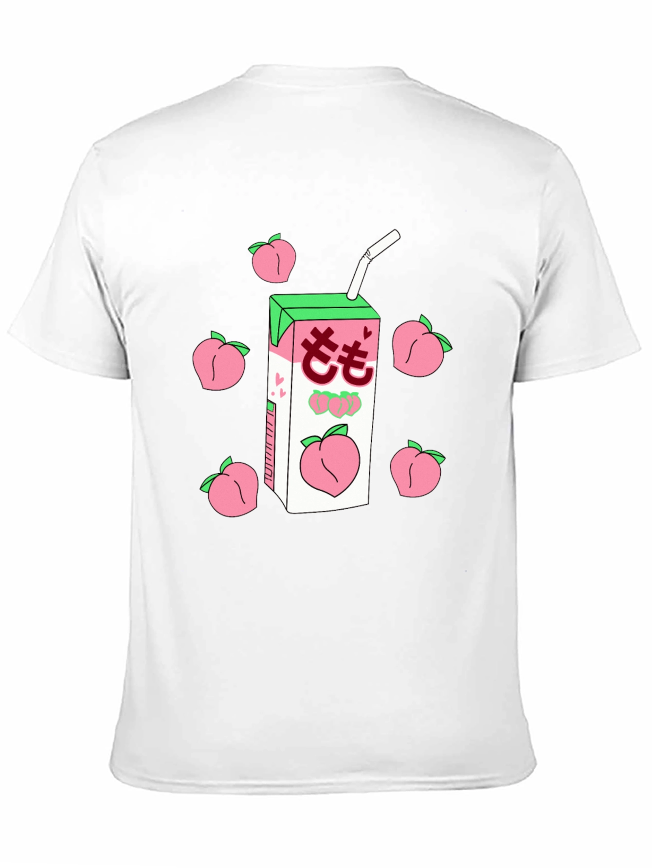 Peach Juice Graphic Tee - Quirky & Fun