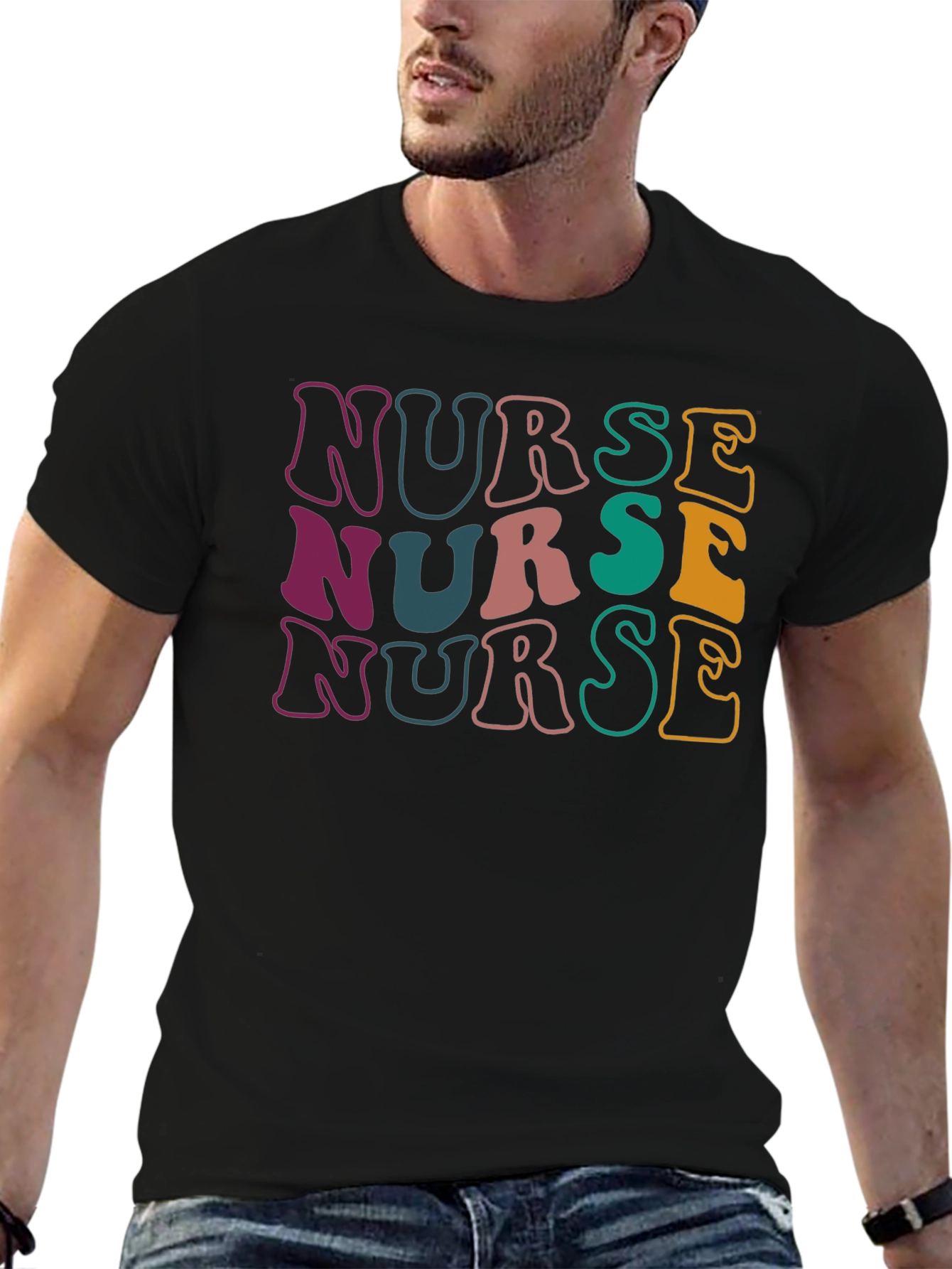 Retro Nurse T-Shirt - Stylish & Comfortable