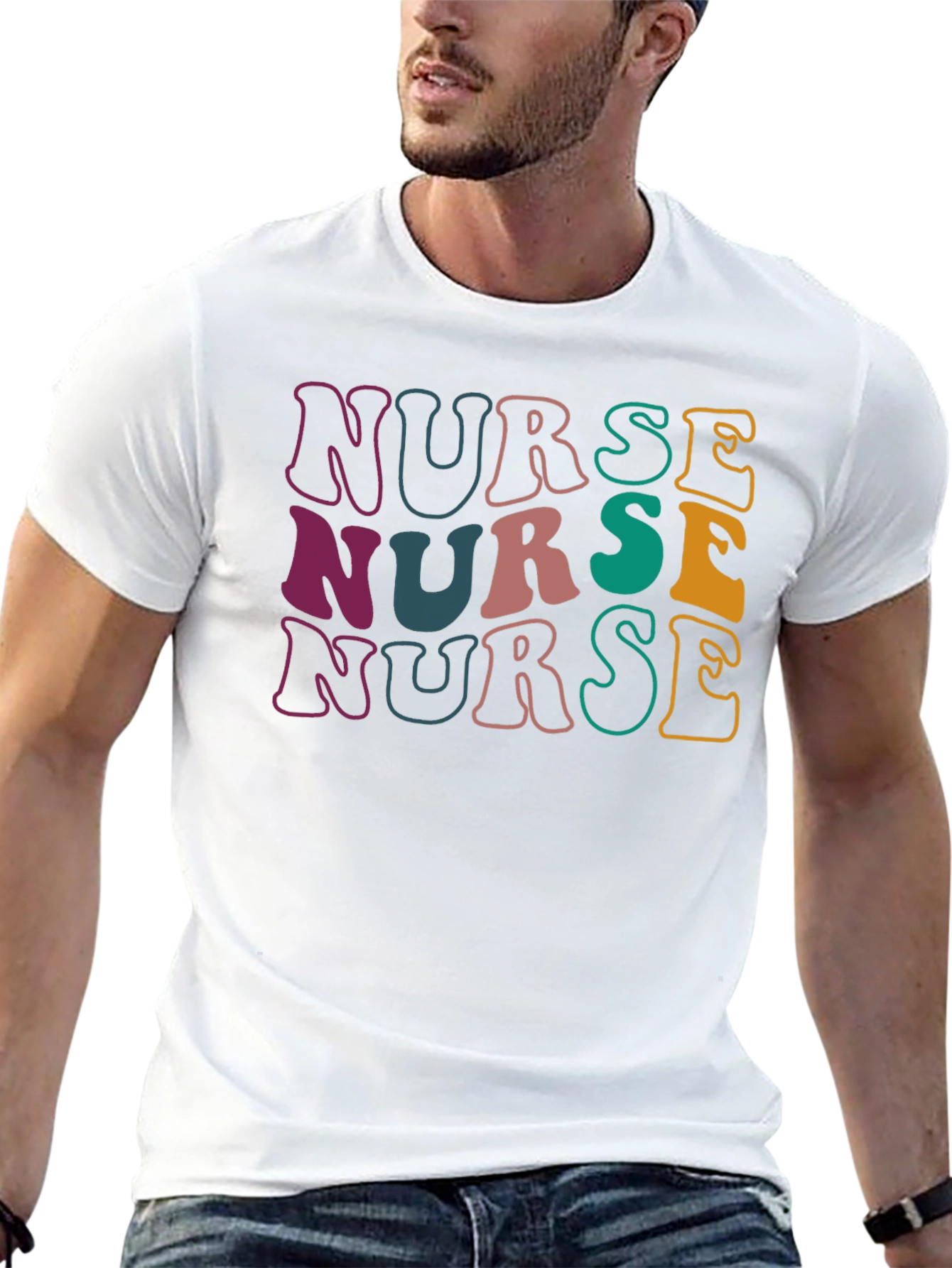 Retro Nurse T-Shirt - Stylish & Comfortable