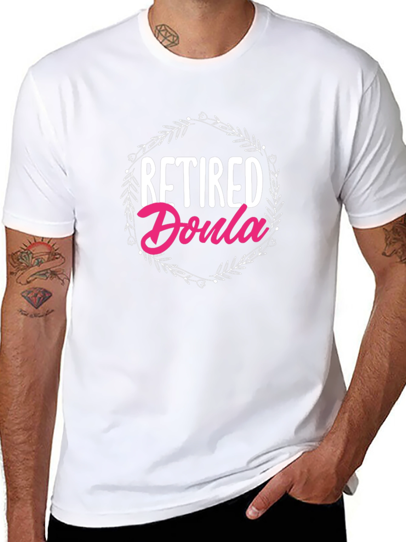 Retired Doula Graphic T-Shirt for Women